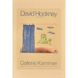 DAVID HOCKNEY - SIGNED GALERIE KAMMER EXHIBITION POSTER