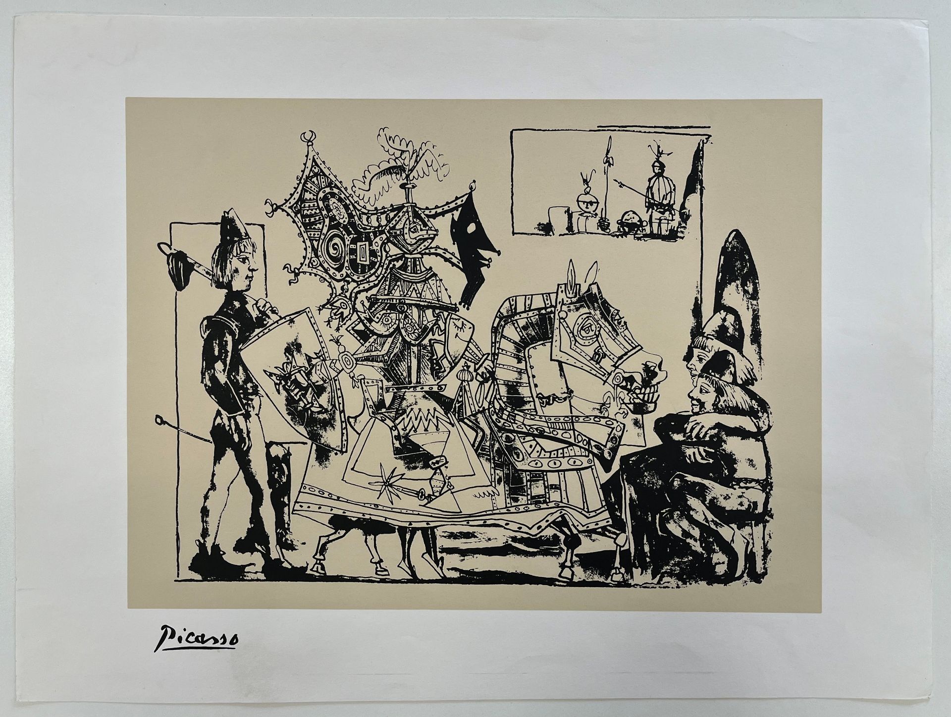 FIVE LITHOGRAPHS ON PAPER AFTER PABLO PICASSO - Bild 5 aus 16