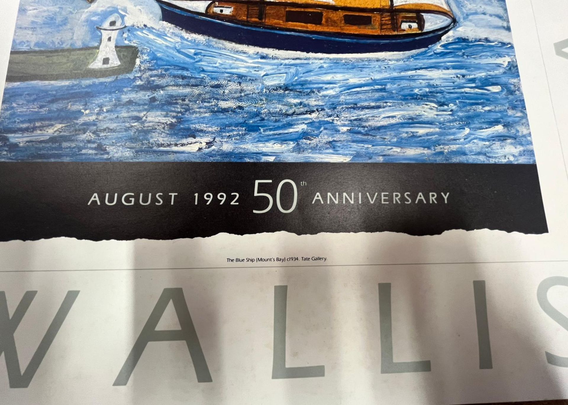 AFTER ALFRED WALLIS (1855-1942) - 50TH ANNIVERSARY GALLERY POSTER - Image 2 of 3