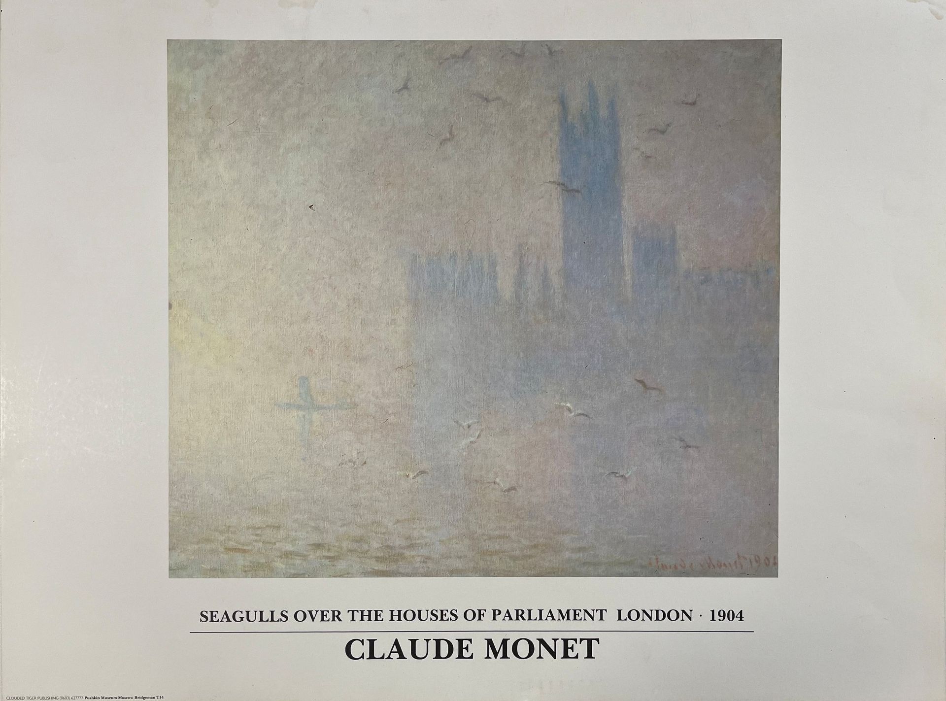 SIX VINTAGE GALLERY POSTER AFTER CLAUDE MONET - Image 3 of 19