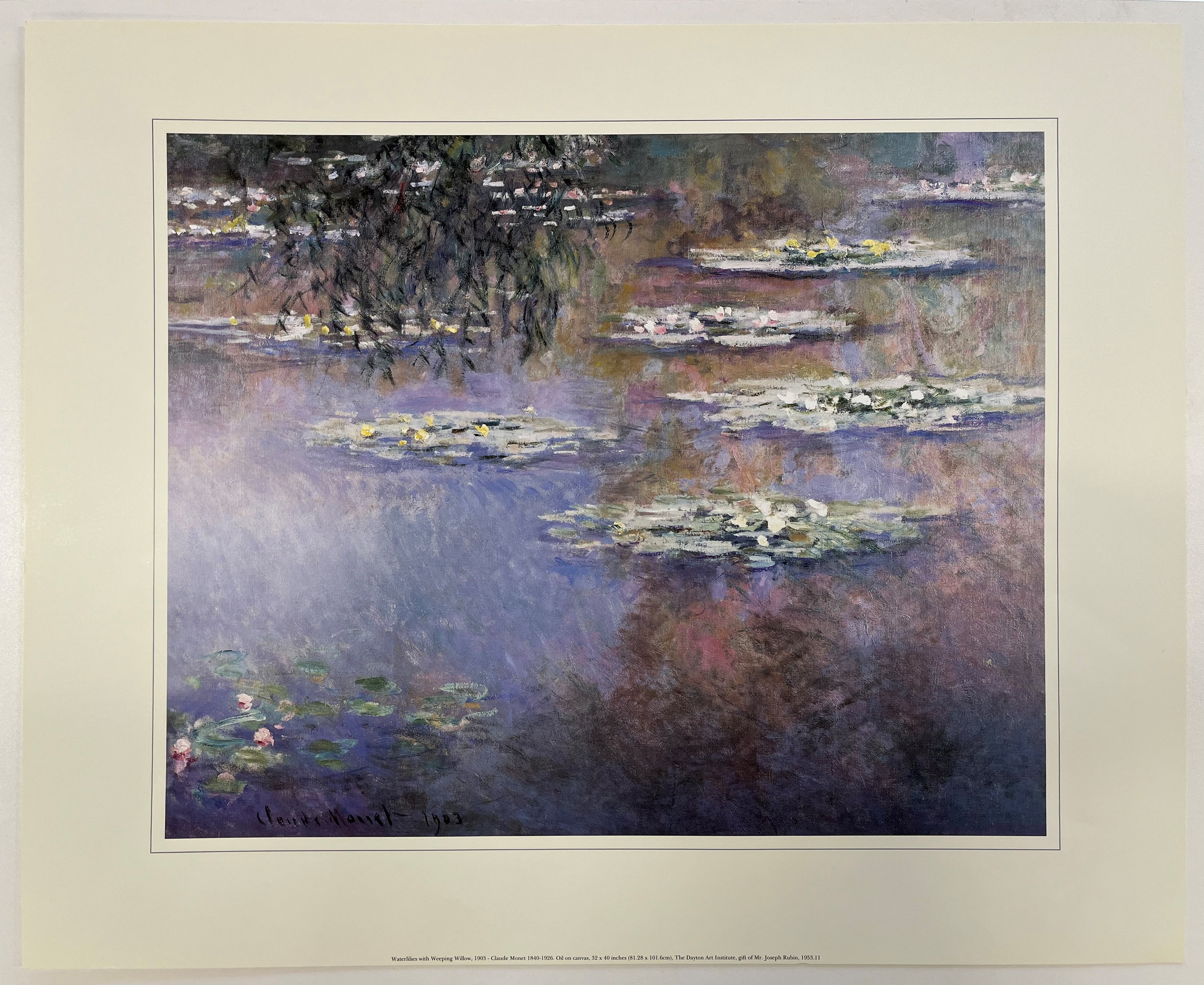 AFTER CLAUDE MONET - SELECTION OF MUSEUM POSTERS (7) - Image 20 of 22