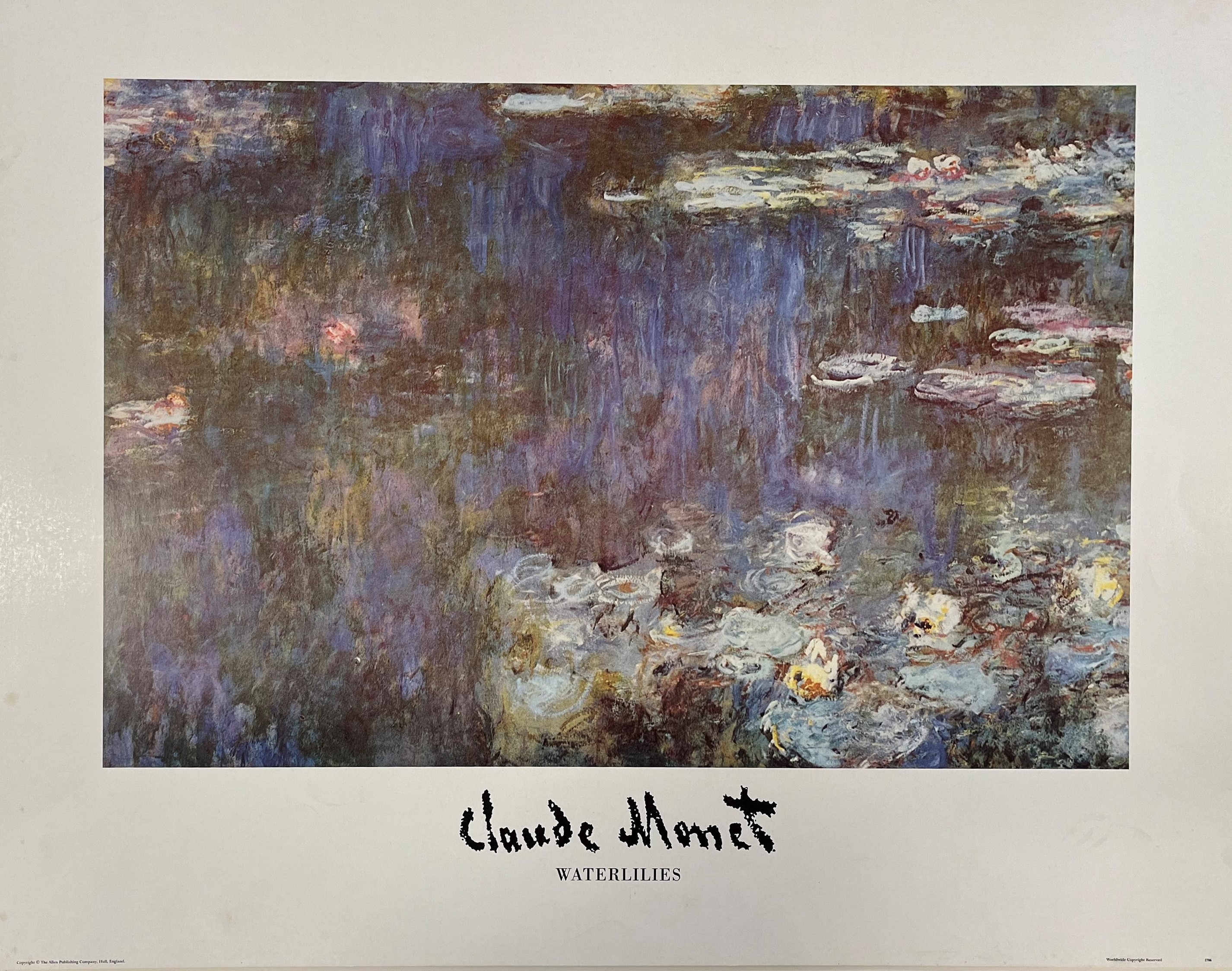 SIX VINTAGE GALLERY POSTER AFTER CLAUDE MONET - Image 12 of 19