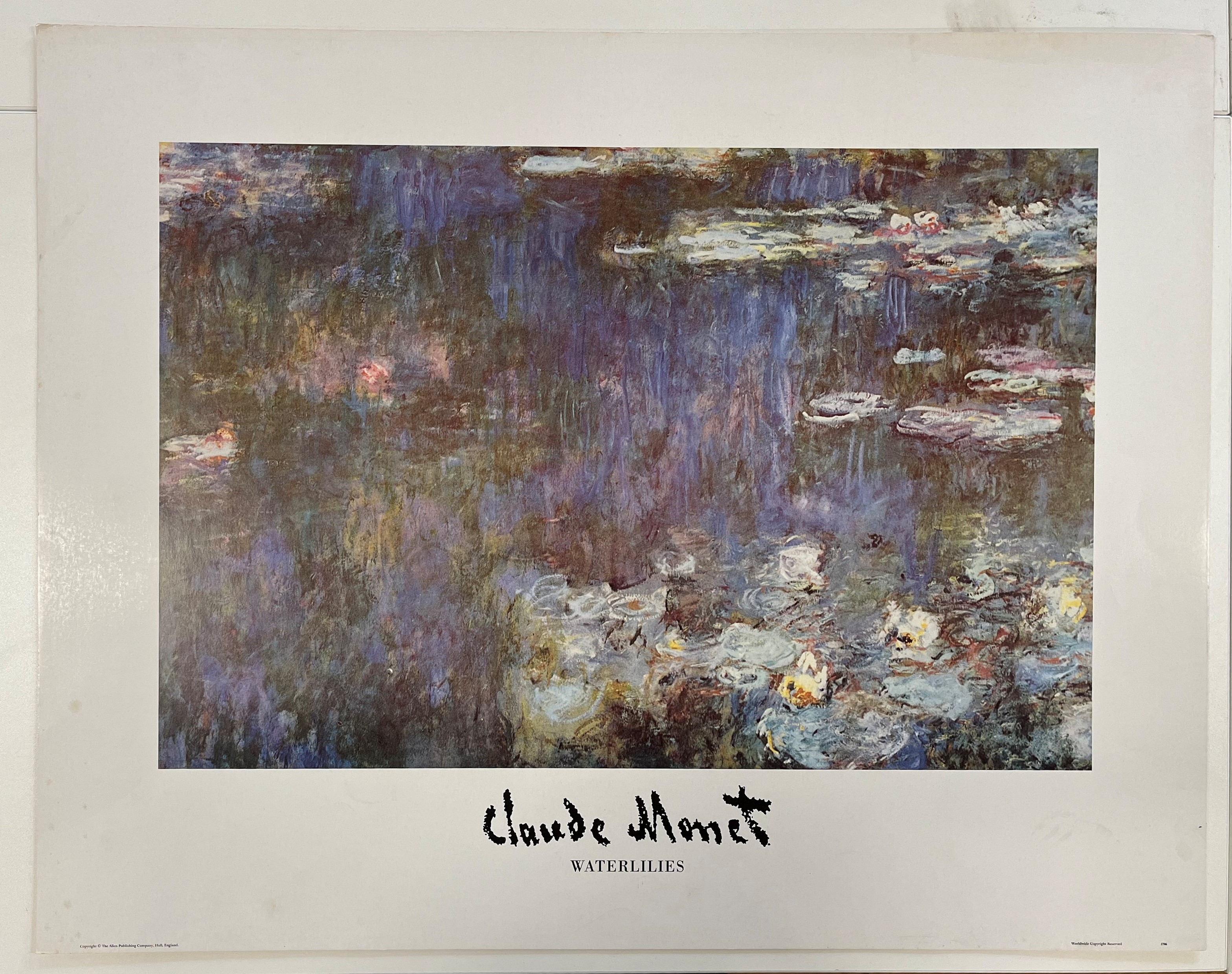 SIX VINTAGE GALLERY POSTER AFTER CLAUDE MONET - Image 11 of 19