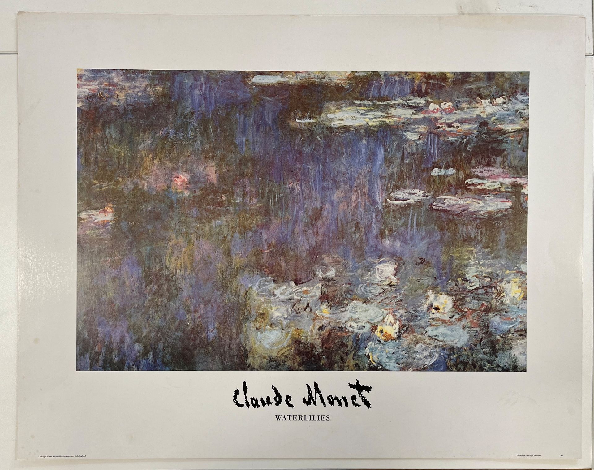 SIX VINTAGE GALLERY POSTER AFTER CLAUDE MONET - Image 11 of 19