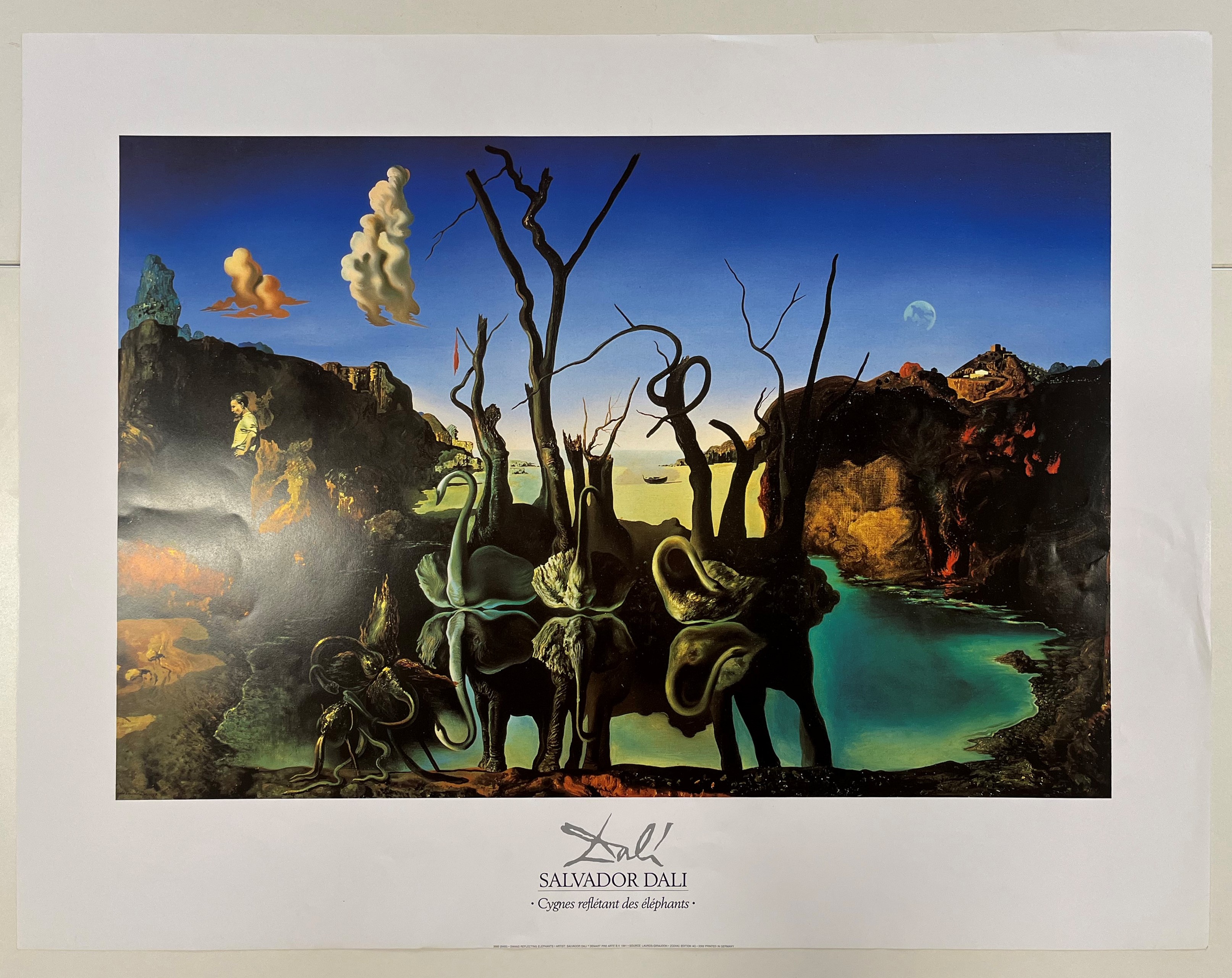 SIX VINTAGE SALVADOR DALI GALLERY POSTERS - Image 5 of 20