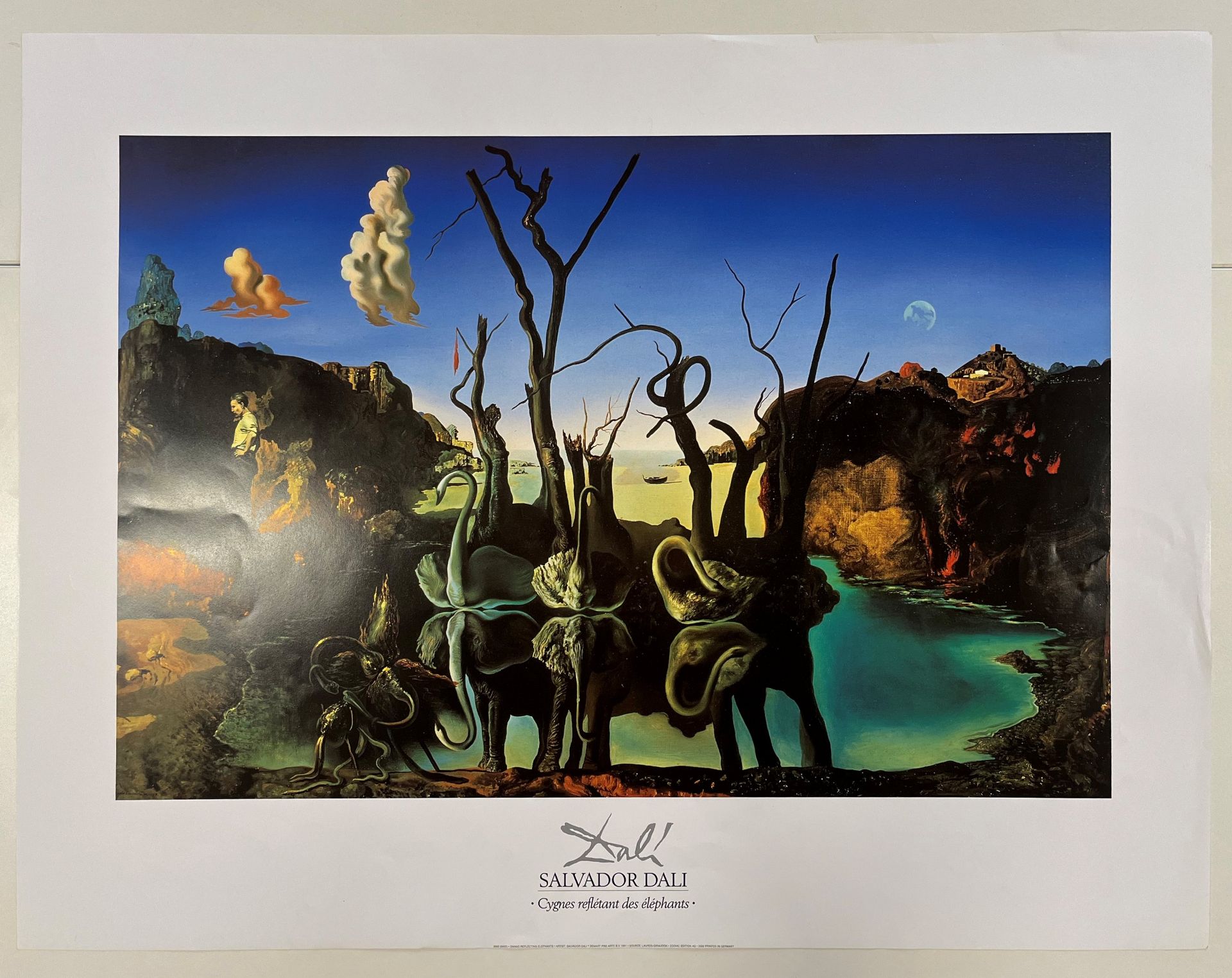 SIX VINTAGE SALVADOR DALI GALLERY POSTERS - Bild 5 aus 20