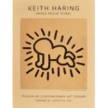KEITH HARING - GRACE HOUSE MURAL, 2021 EXHIBITION POSTER