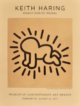 KEITH HARING - GRACE HOUSE MURAL, 2021 EXHIBITION POSTER