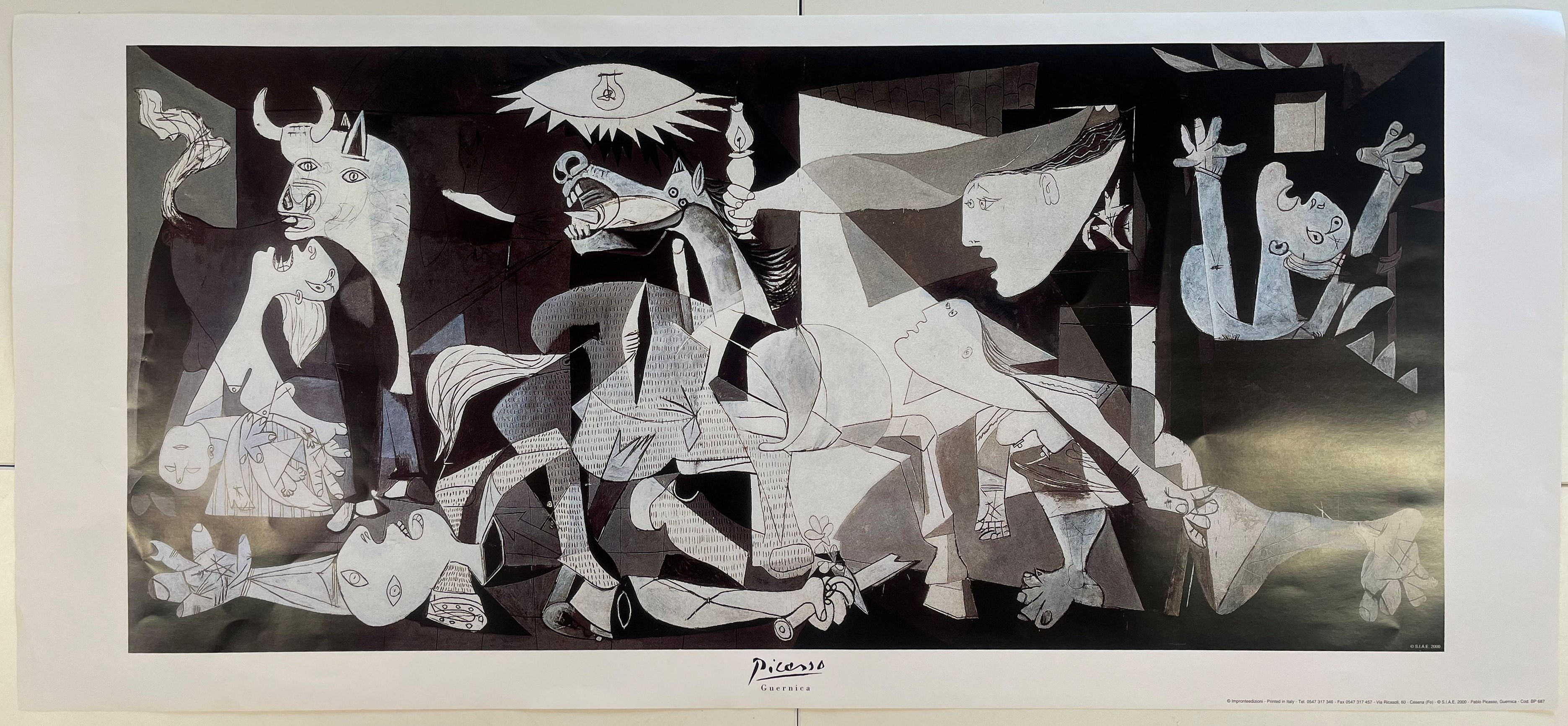 PABLO PICASSO - GUERNICA - OFFSET LITHOGRAPH ON PAPER - Image 2 of 5