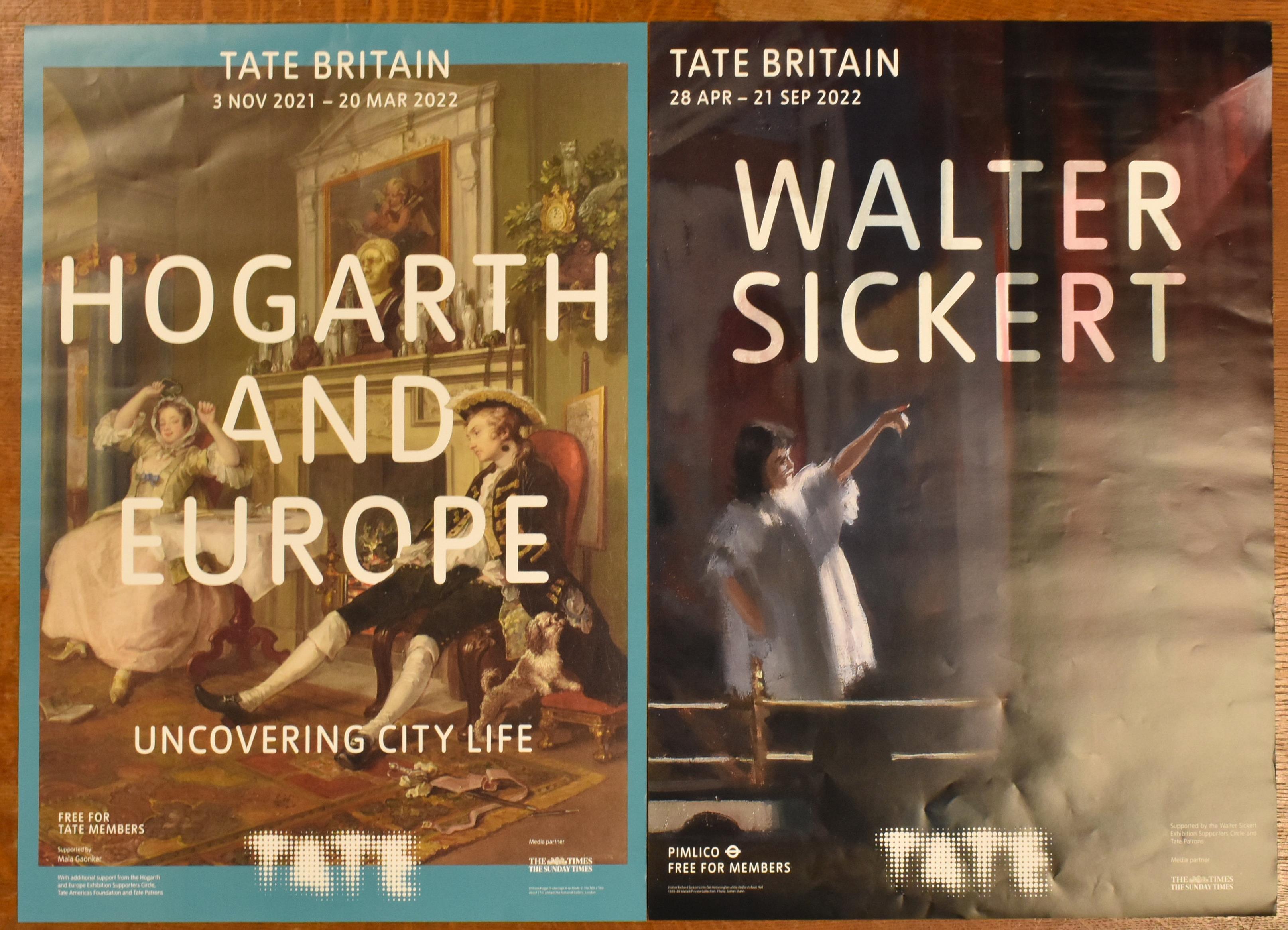 TWO 2022 CONTEMPORARY TATE BRITAIN EXHIBITION POSTERS - Image 2 of 5