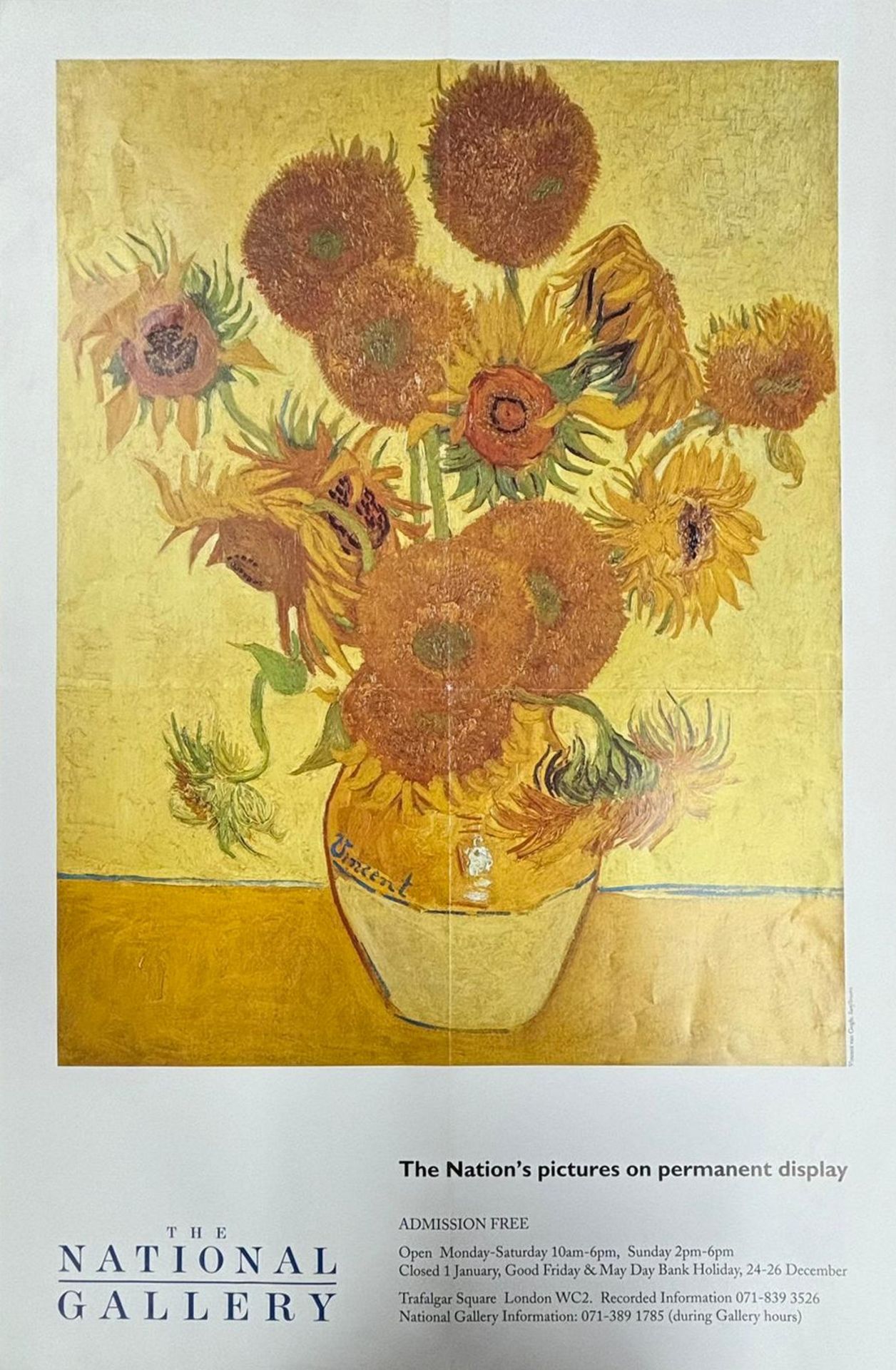 AFTER VINCENT VAN GOGH - SELECTION IF FOUR EXHIBITION POSTERS - Image 10 of 13