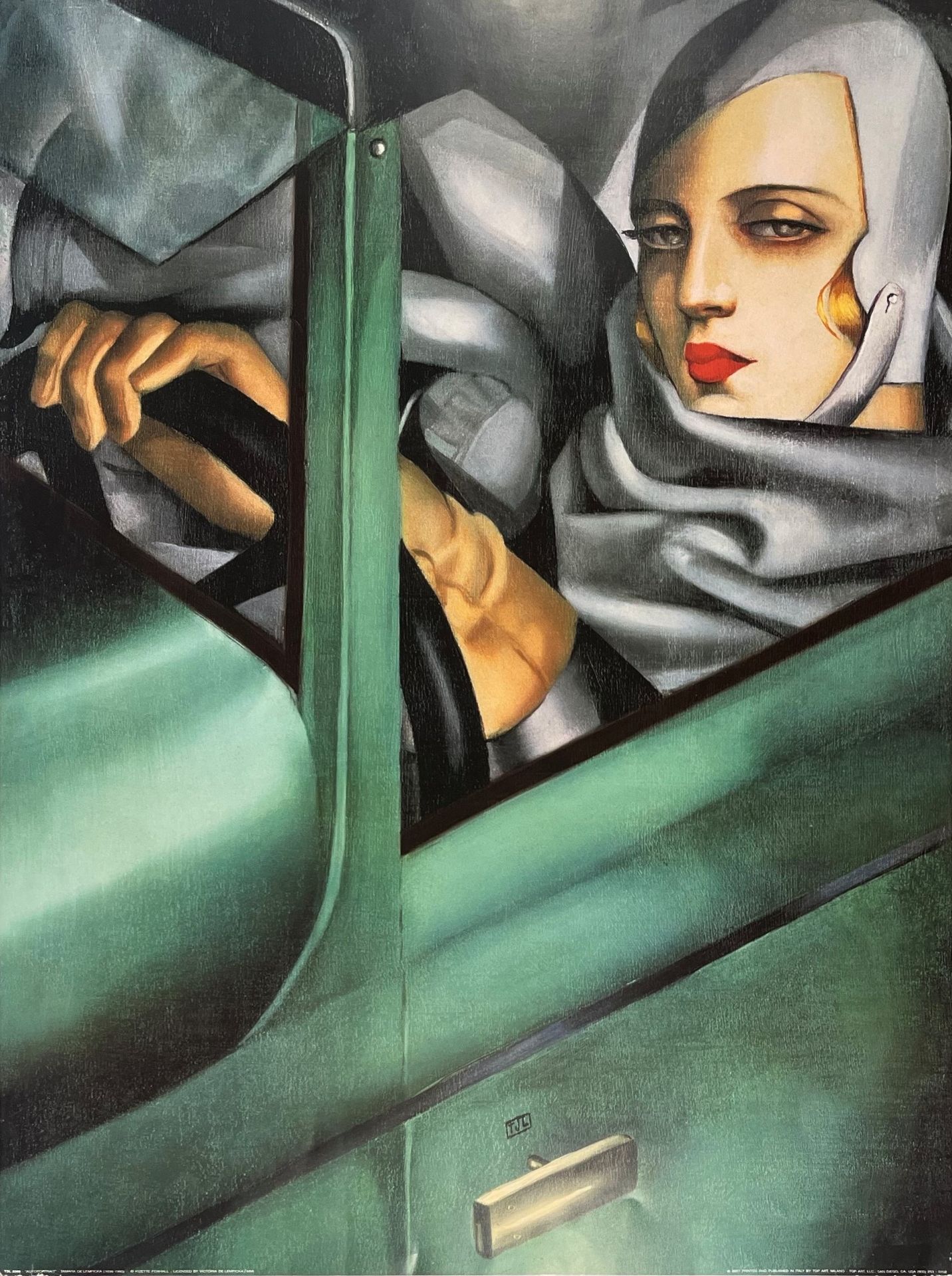 TAMARA D LEMPICKA - YOUNG GIRL IN GREEN & OTHER FOUR POSTERS (5) - Image 9 of 16