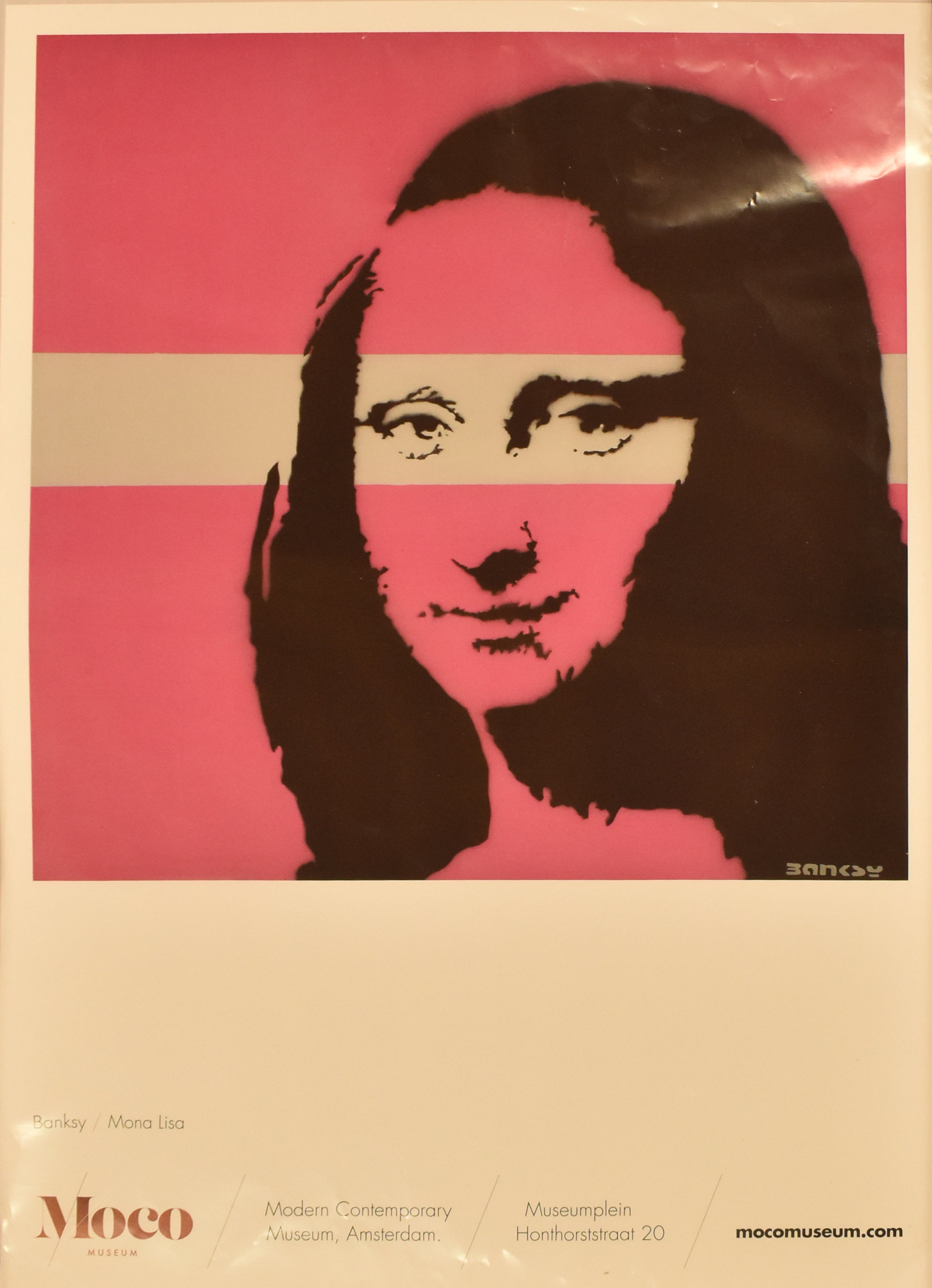 BANKSY - MONA LISA POSTER BY MOCO MUSEUM, AMSTERDAM