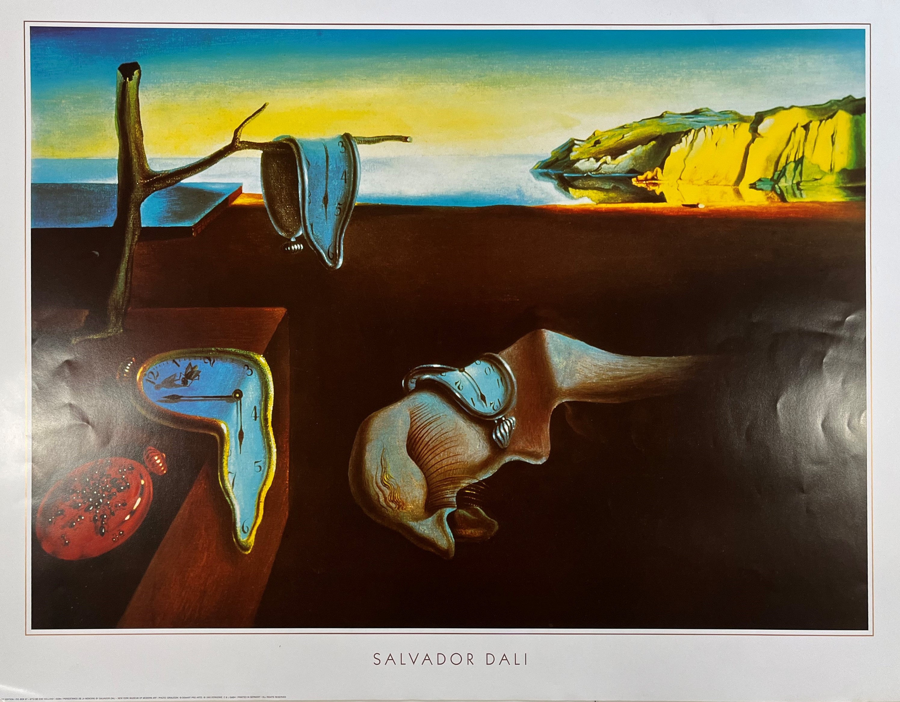 SIX VINTAGE SALVADOR DALI GALLERY POSTERS - Image 9 of 20