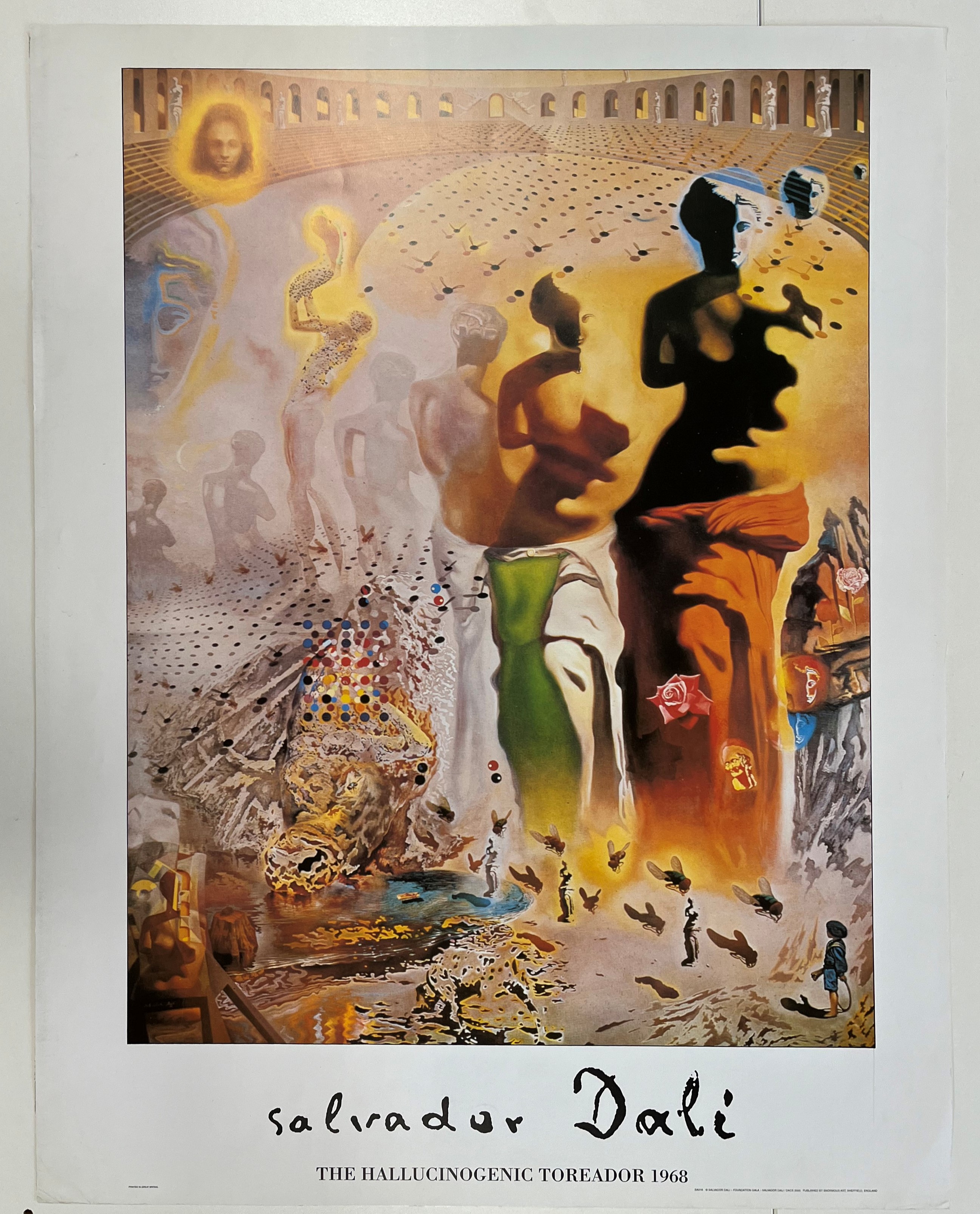 SIX VINTAGE SALVADOR DALI GALLERY POSTERS - Image 14 of 20