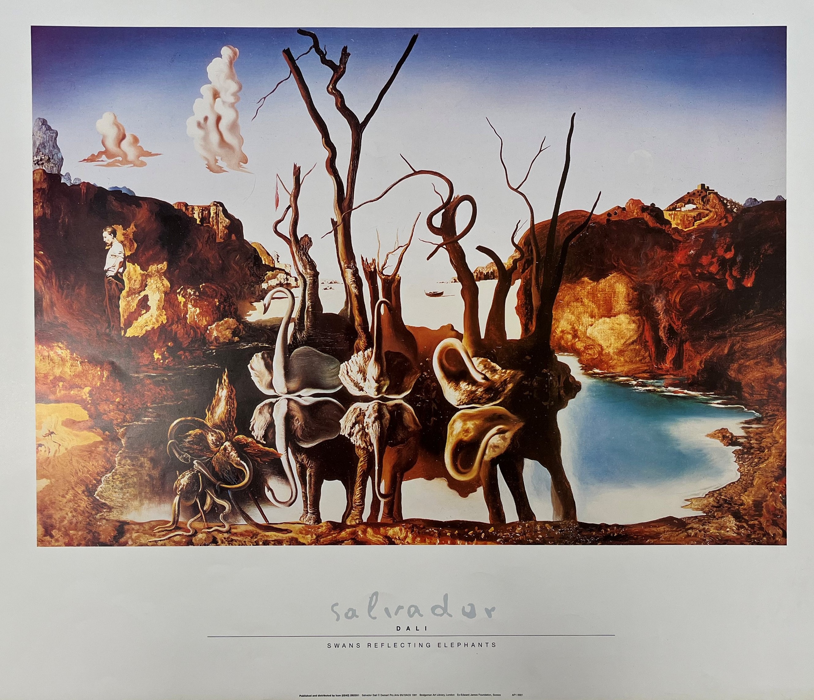 SIX VINTAGE SALVADOR DALI GALLERY POSTERS - Image 20 of 20