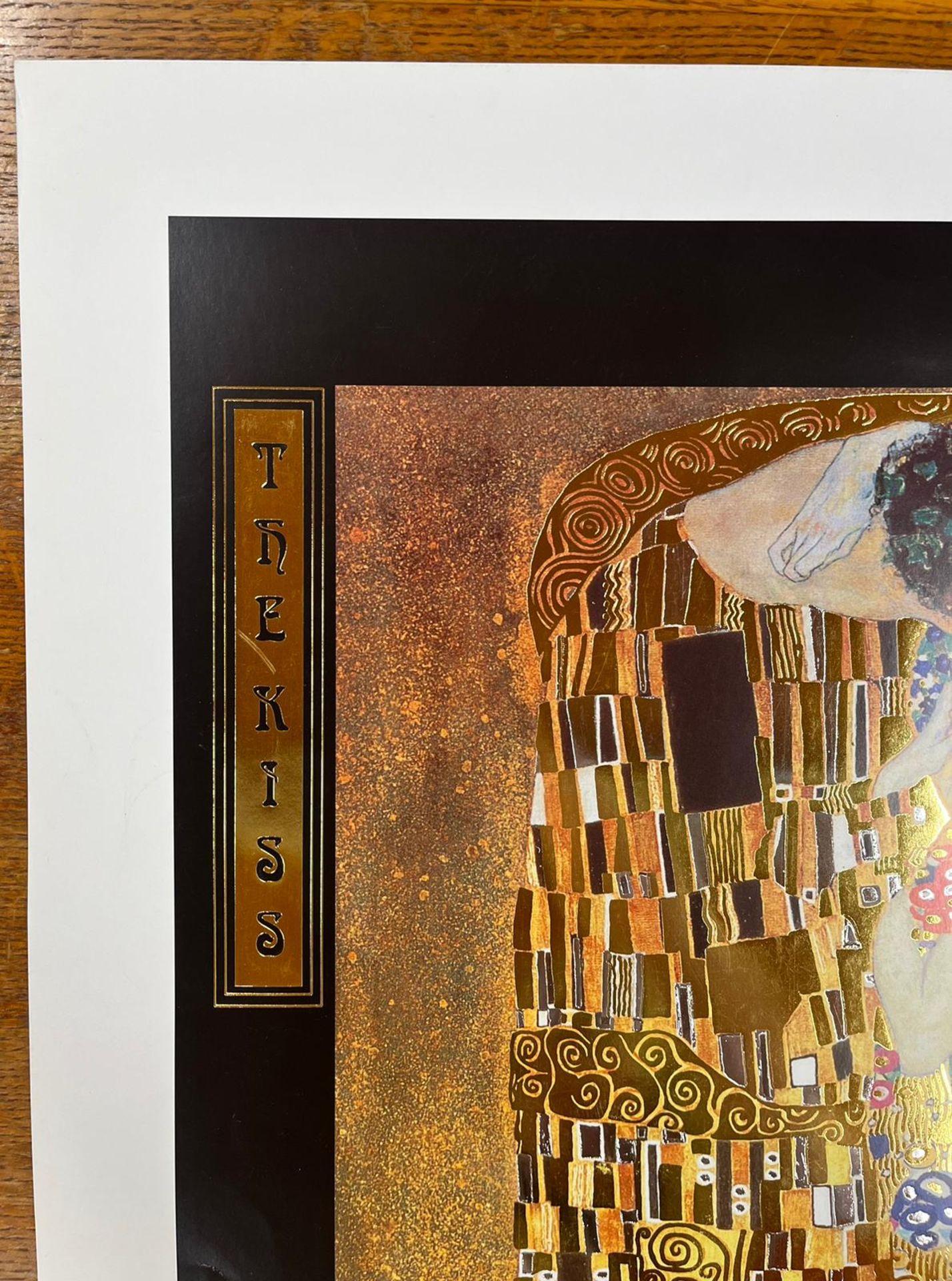 GUSTAV KLIMT - FULFILLMENT AND THE KISS POSTERS - Image 3 of 8