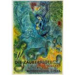 MARC CHAGALL - THE MAGIC FLUTE - LITHOGRAPH PRINT