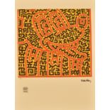 KEITH HARING - UNTITLED 1983 - LITHOGRAPH PRINT