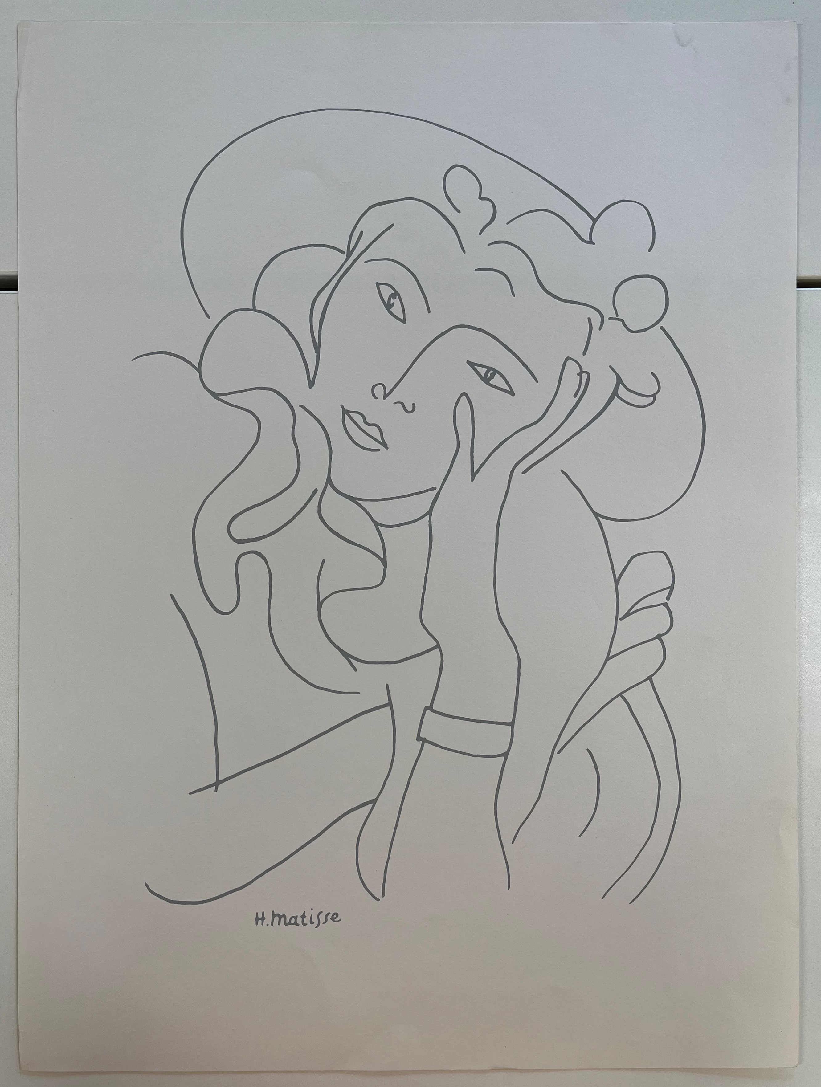 SIX VINTAGE LITHOGRAPHS ON PAPER AFTER HENRI MATISSE - Image 10 of 19