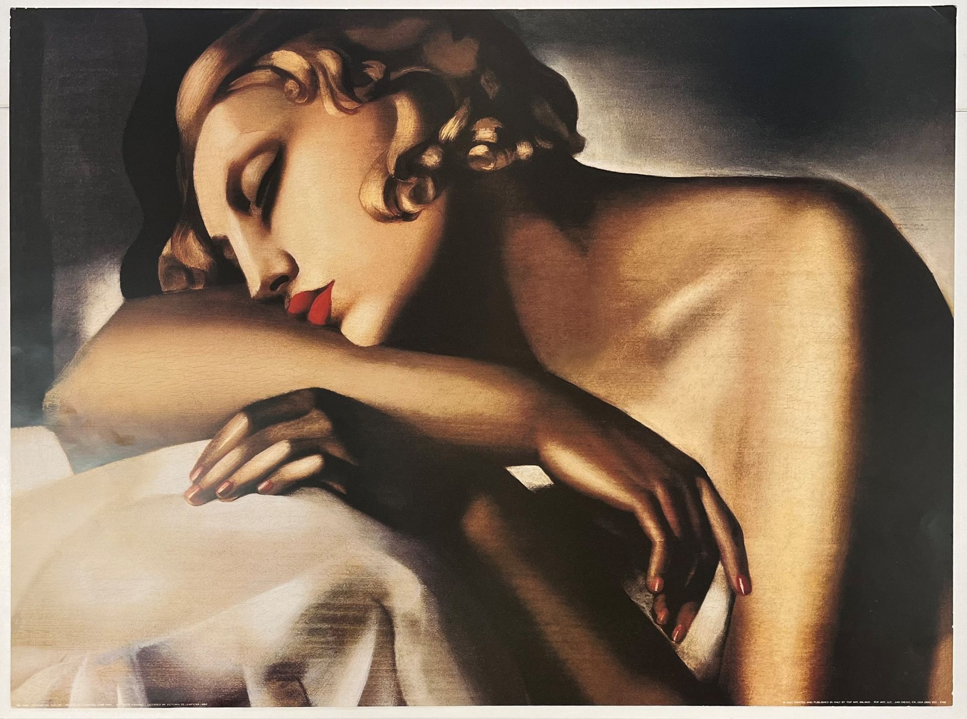 TAMARA D LEMPICKA - YOUNG GIRL IN GREEN & OTHER FOUR POSTERS (5) - Image 3 of 16