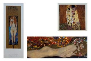 GUSTAV KLIMT - WATER SERPENT/THE KISS/NUDA VERITAS POSTERS