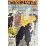 HENRI DE TOULOUSE-LAUTREC - GRAPHIC WORKS EXHIBITION POSTER