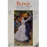 PIERRE-AUGUSTE RENOIR - 1985 HAYWARD GALLERY EXHIBITION POSTER