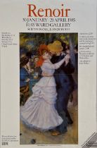 PIERRE-AUGUSTE RENOIR - 1985 HAYWARD GALLERY EXHIBITION POSTER