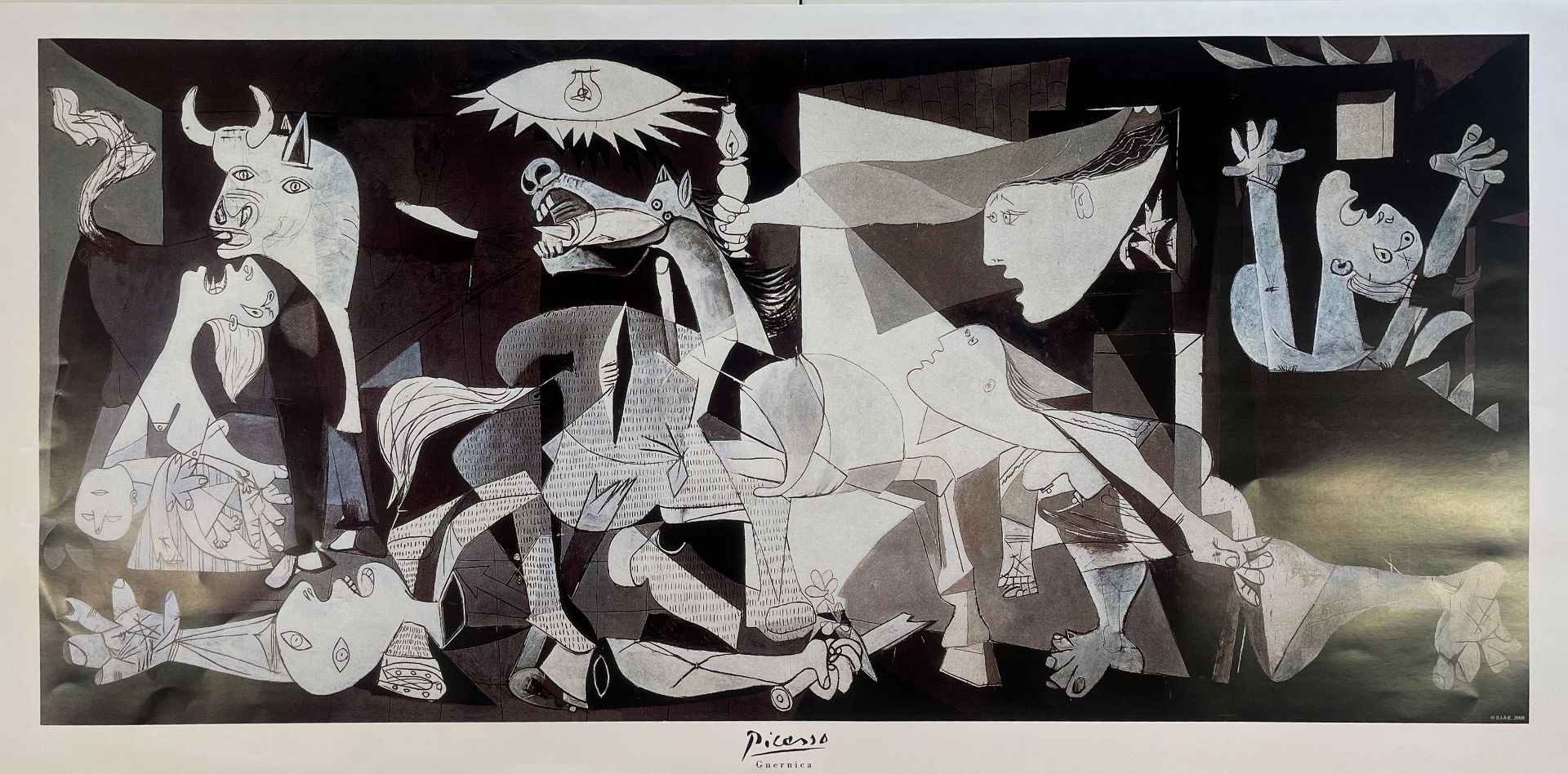 PABLO PICASSO - GUERNICA - OFFSET LITHOGRAPH ON PAPER