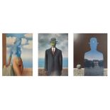 RENE MAGRITTE - LA MAGI NOIRE/SON OF MAN/HAPPY DONOR POSTERS