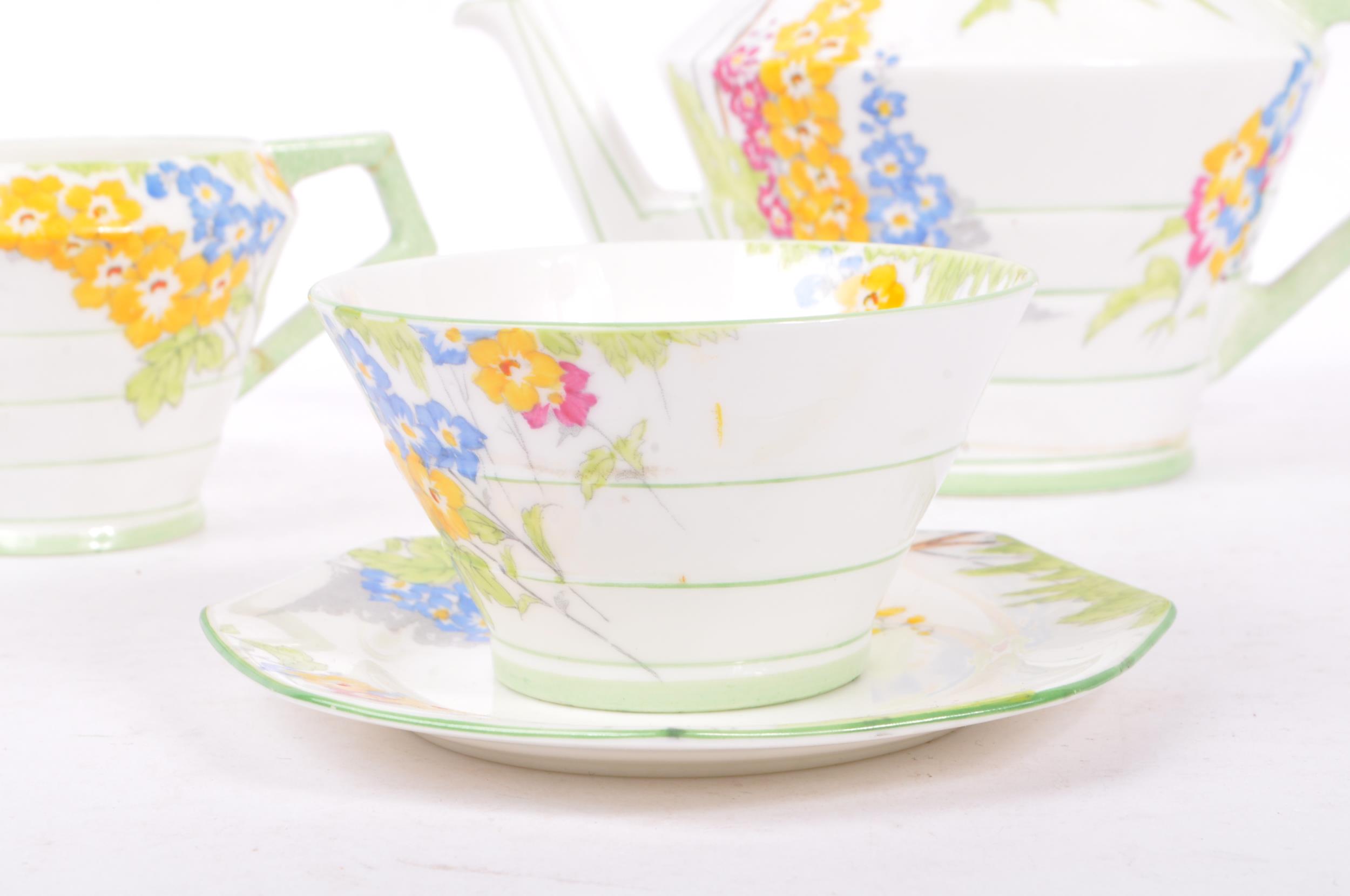 ROYAL PARAGON - EARLY 20TH CENTURY ART DECO BACHELORS TEA SET - Image 3 of 8