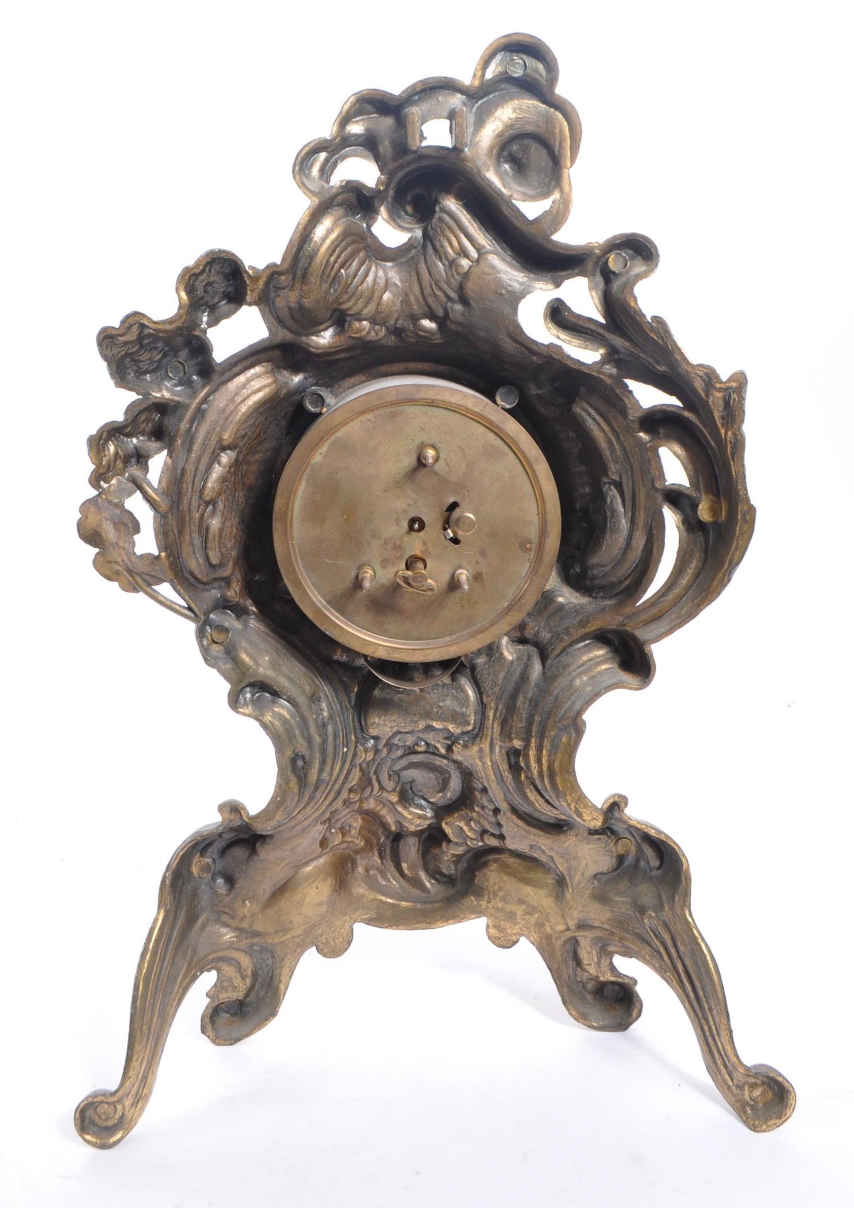 20TH CENTURY ART NOUVEAU STYLE MANTEL CLOCK - WEST GERMANY - Image 3 of 6