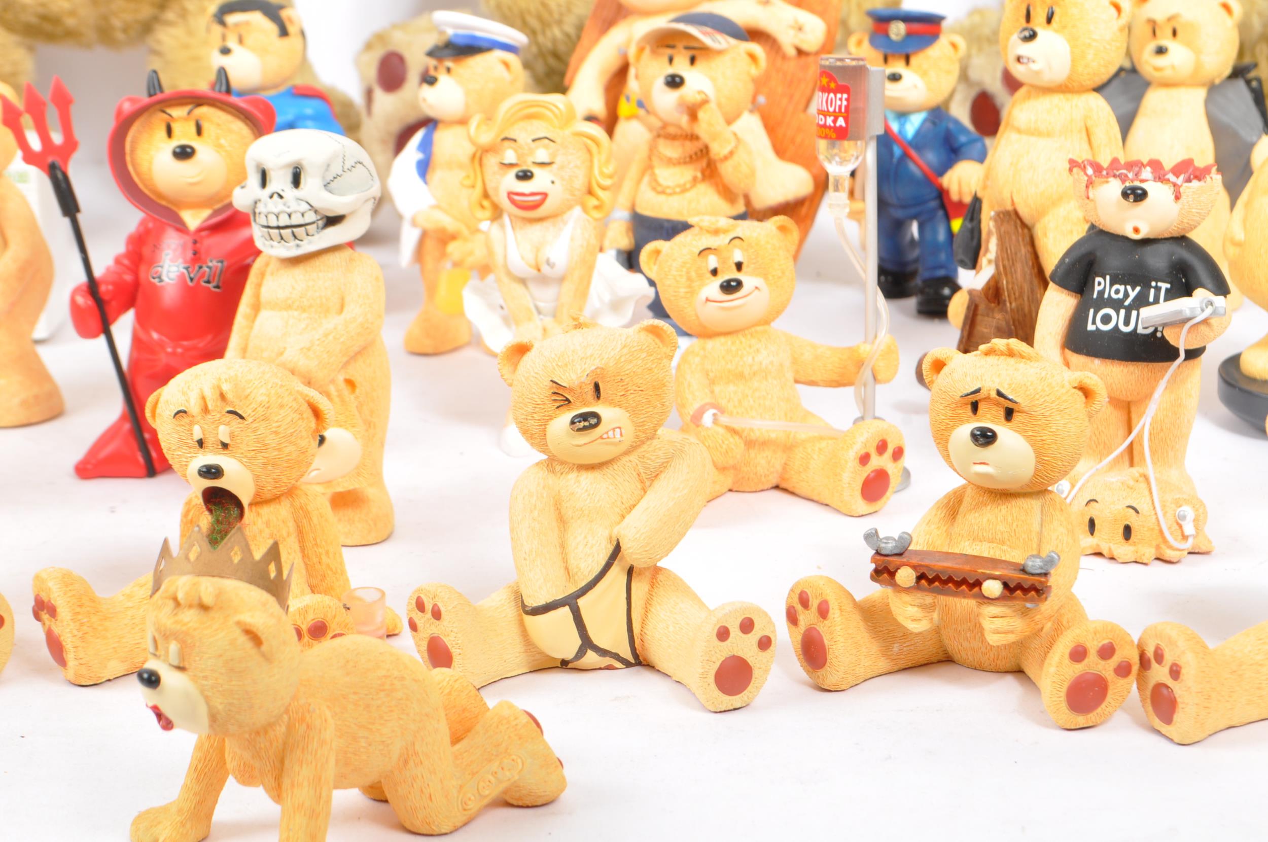 LARGE COLLECTION OF BAD TASTE BEARS FIGURINES - Bild 8 aus 12