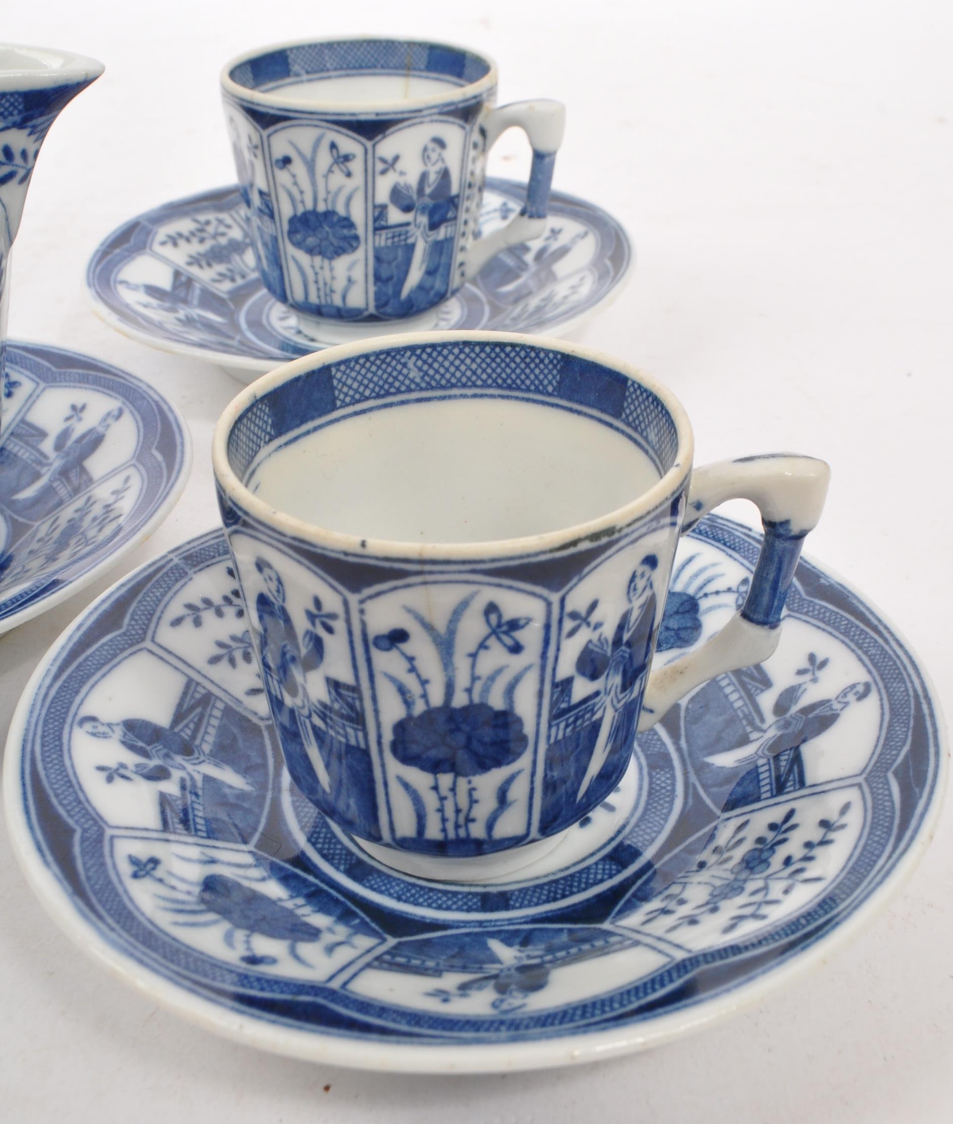 EARLY 20TH CENTURY LANGE LIJS LONG ELIZA COFFEE SERVICE - Image 4 of 7