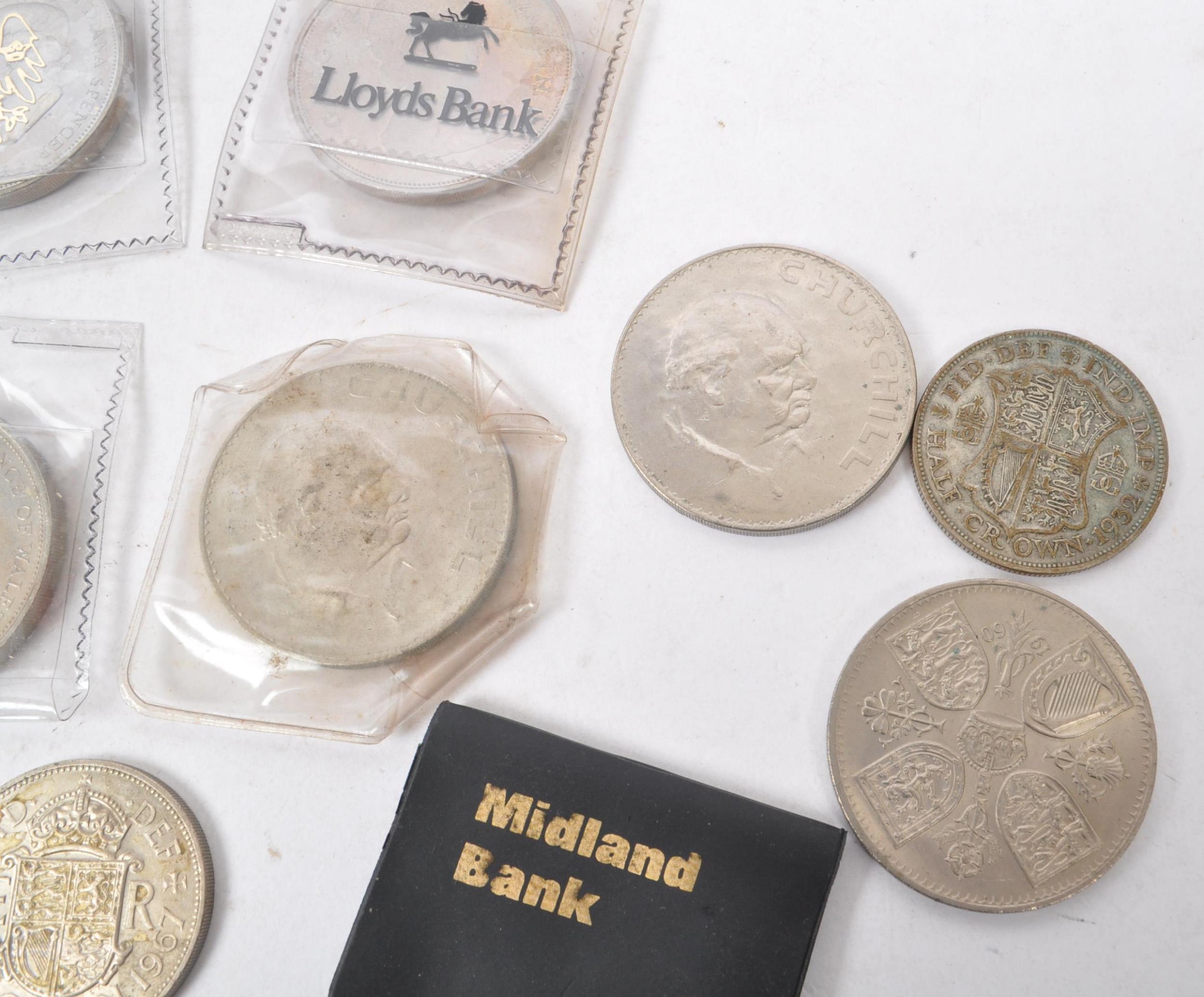 COLLECTION OF 20TH CENTURY BRITISH CURRENCY CROWN COINS - Image 2 of 6