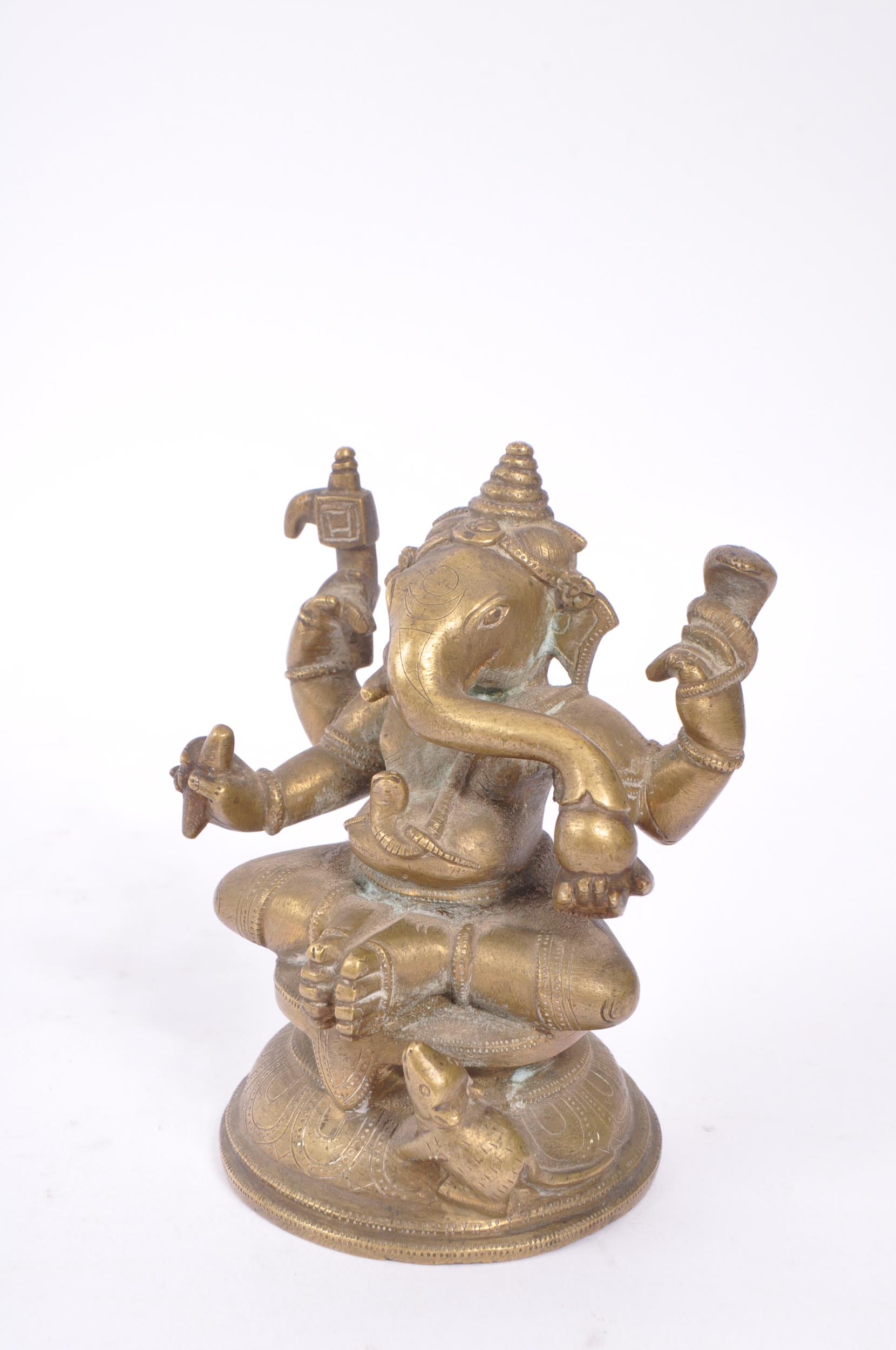 EARLY 20TH CENTURY GANESHA HINDU GOD IN BRONZE CONSTRUCTION - Bild 5 aus 6