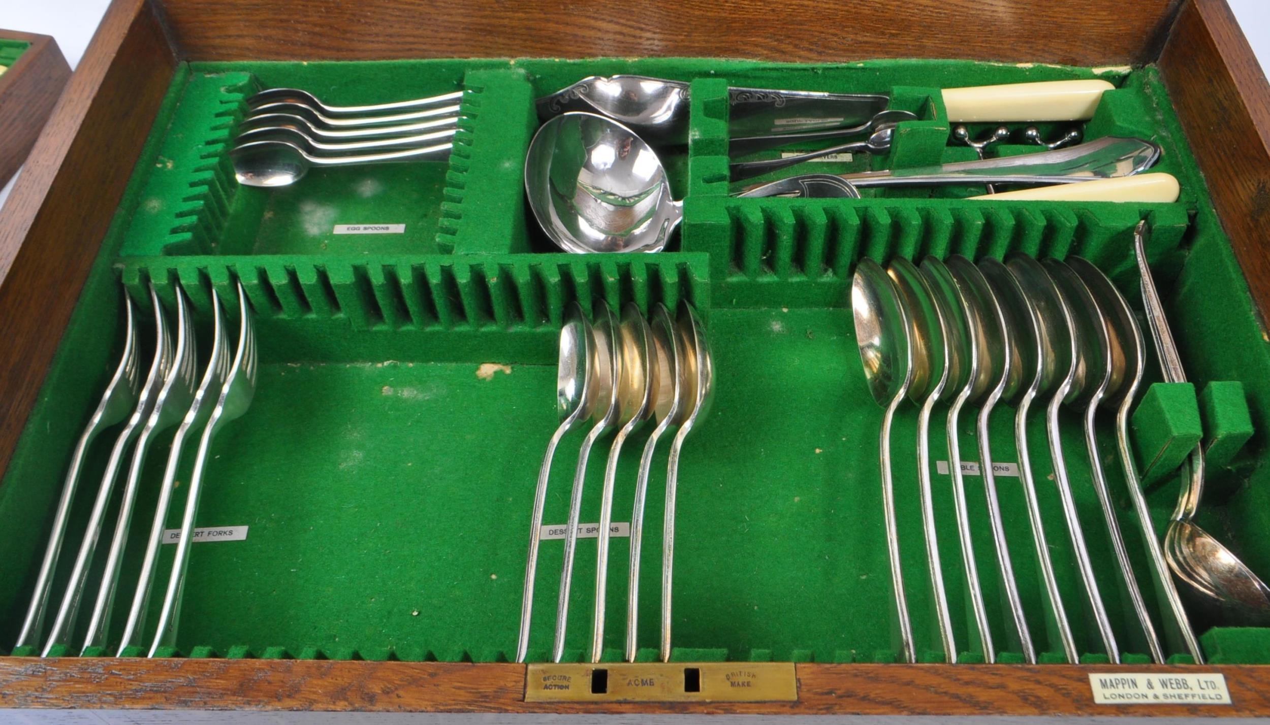 MAPPIN & WEBB - MID 20TH CENTURY CANTEEN OF CUTLERY - Image 4 of 21