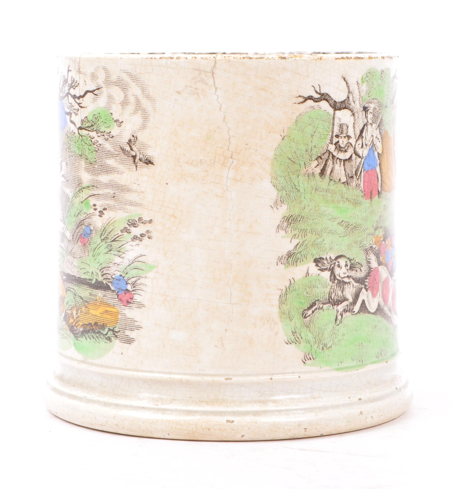 VICTORIAN MUG / TANKARD WITH HUNTING SCENES - Image 2 of 6