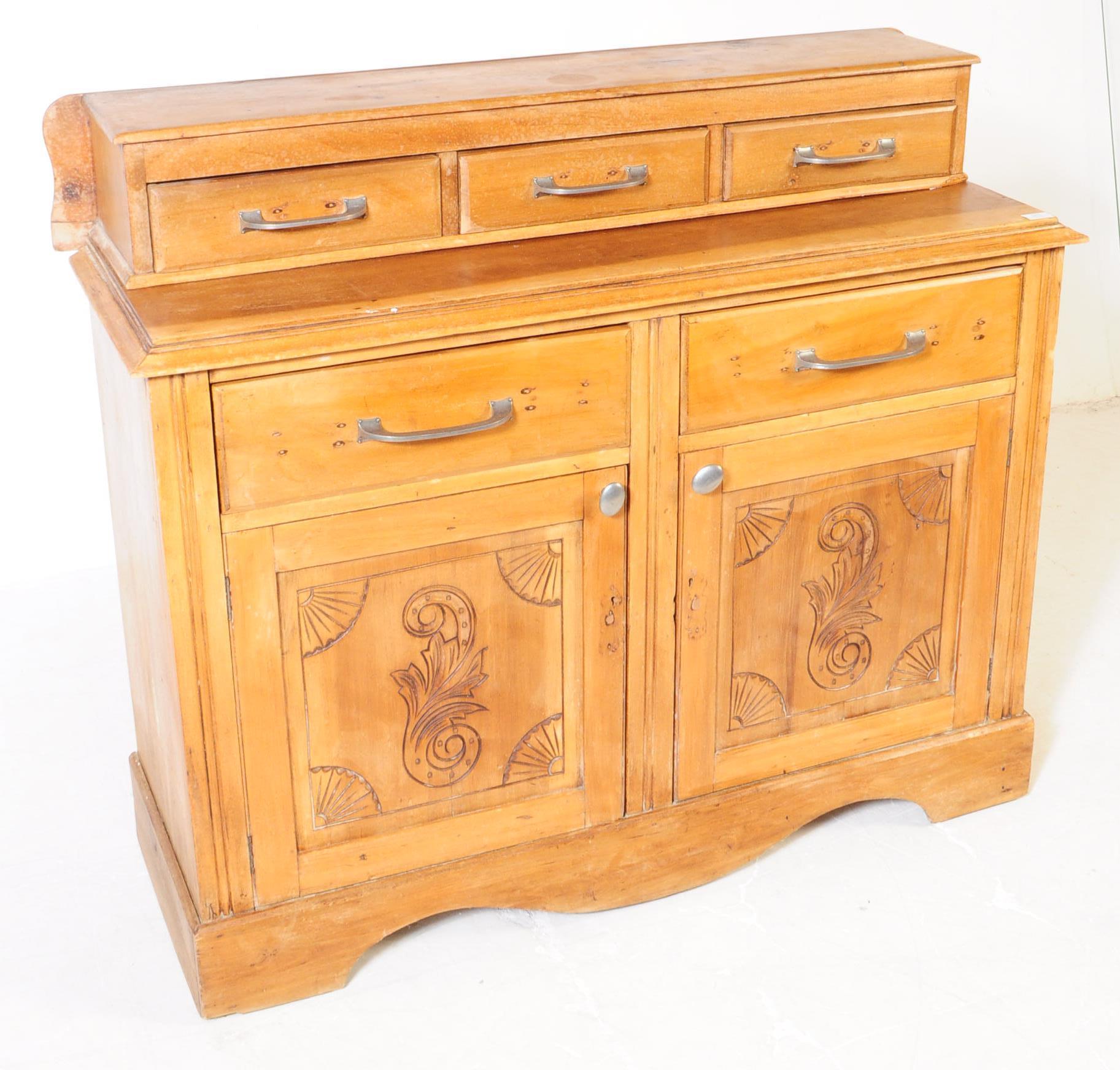 EARLY 20TH CENTURY CONTINENTAL ASH SIDEBOARD - Image 2 of 13