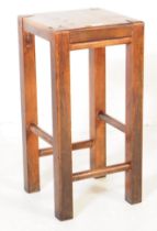 EARLY 20TH CENTURY OAK WOOD STOOL