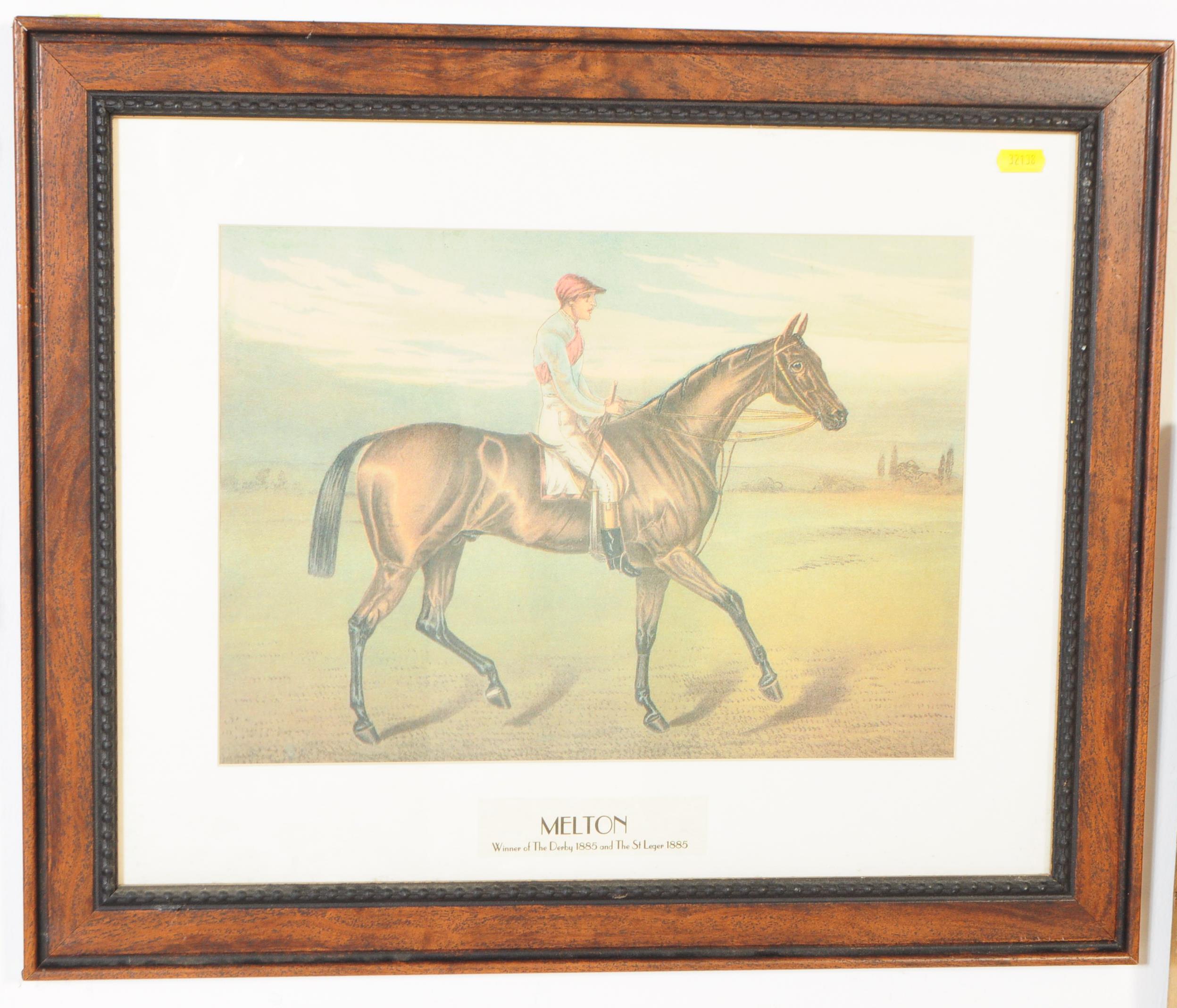 EQUESTRIAN INTEREST - COLLECTION OF HORSE RACING PRINTS - Image 4 of 8