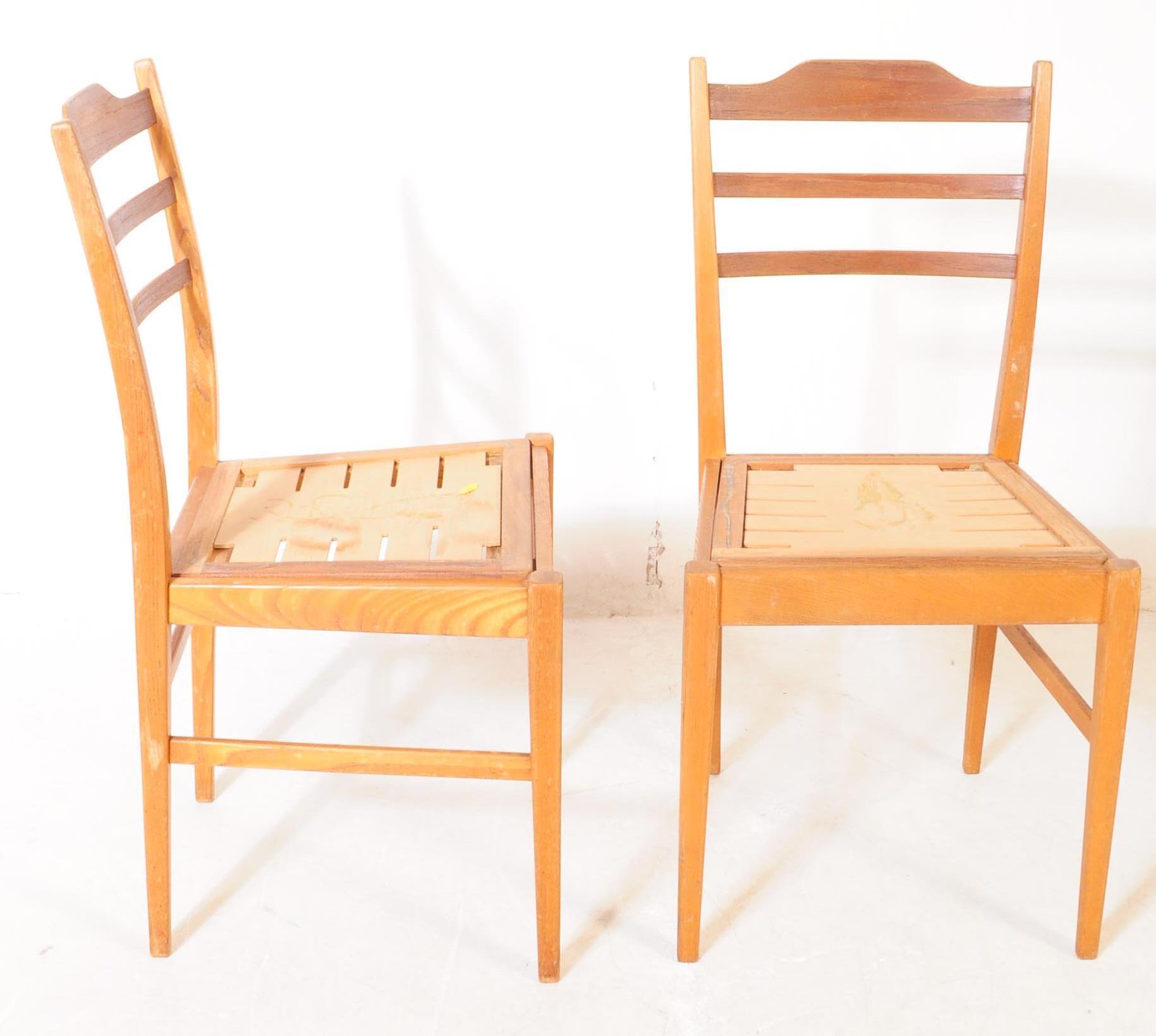 GORDON RUSSELL OF BROADWAY - FOUR RETRO DINING CHAIRS - Image 2 of 5