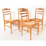 GORDON RUSSELL OF BROADWAY - FOUR RETRO DINING CHAIRS