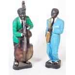 TWO VINTAGE 20TH CENTURY THEATRE PRODUCTION JAZZ FIGURES