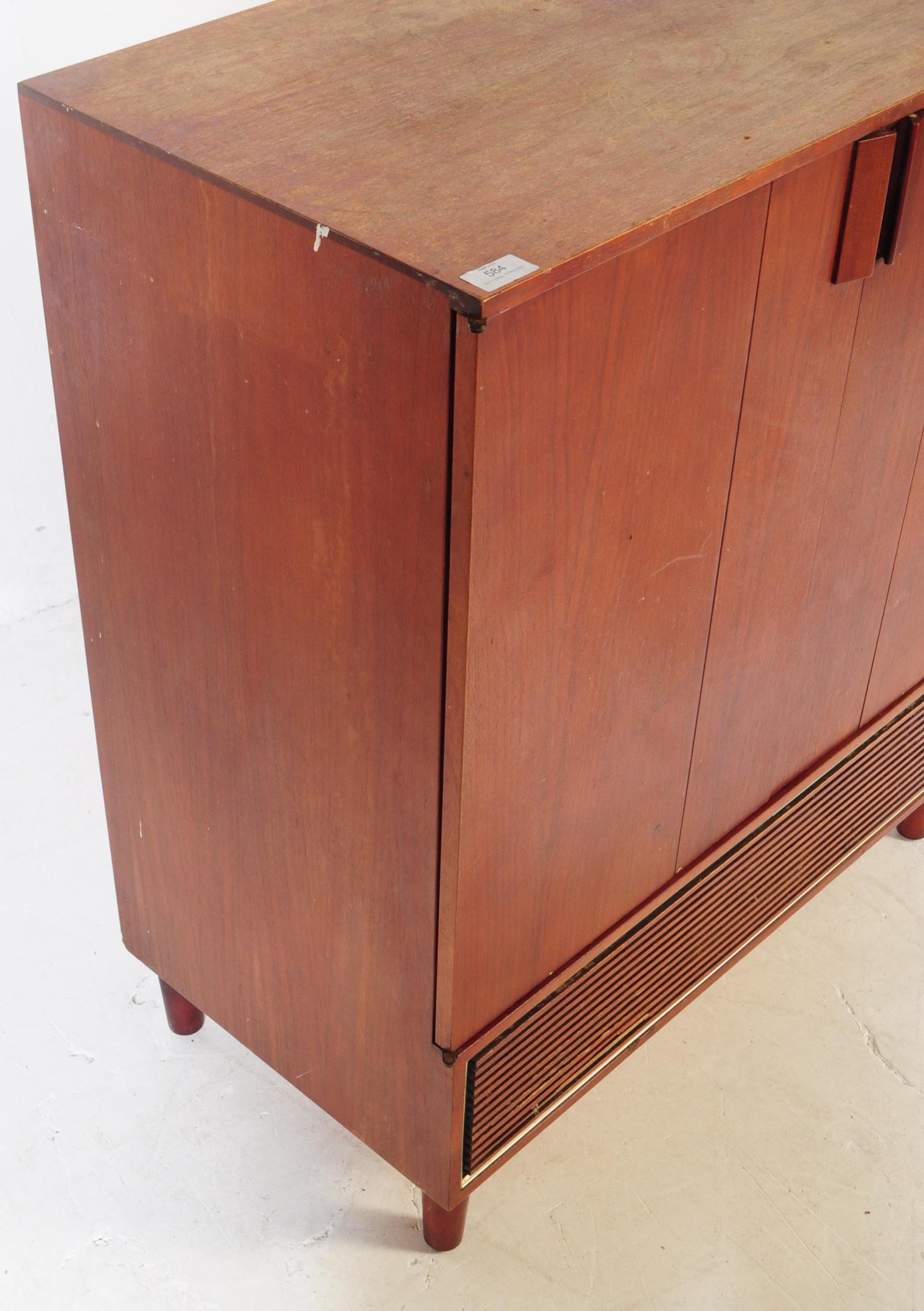 BRITISH MODERN DESIGN - MID CENTURY HIFI CABINET - Image 4 of 5