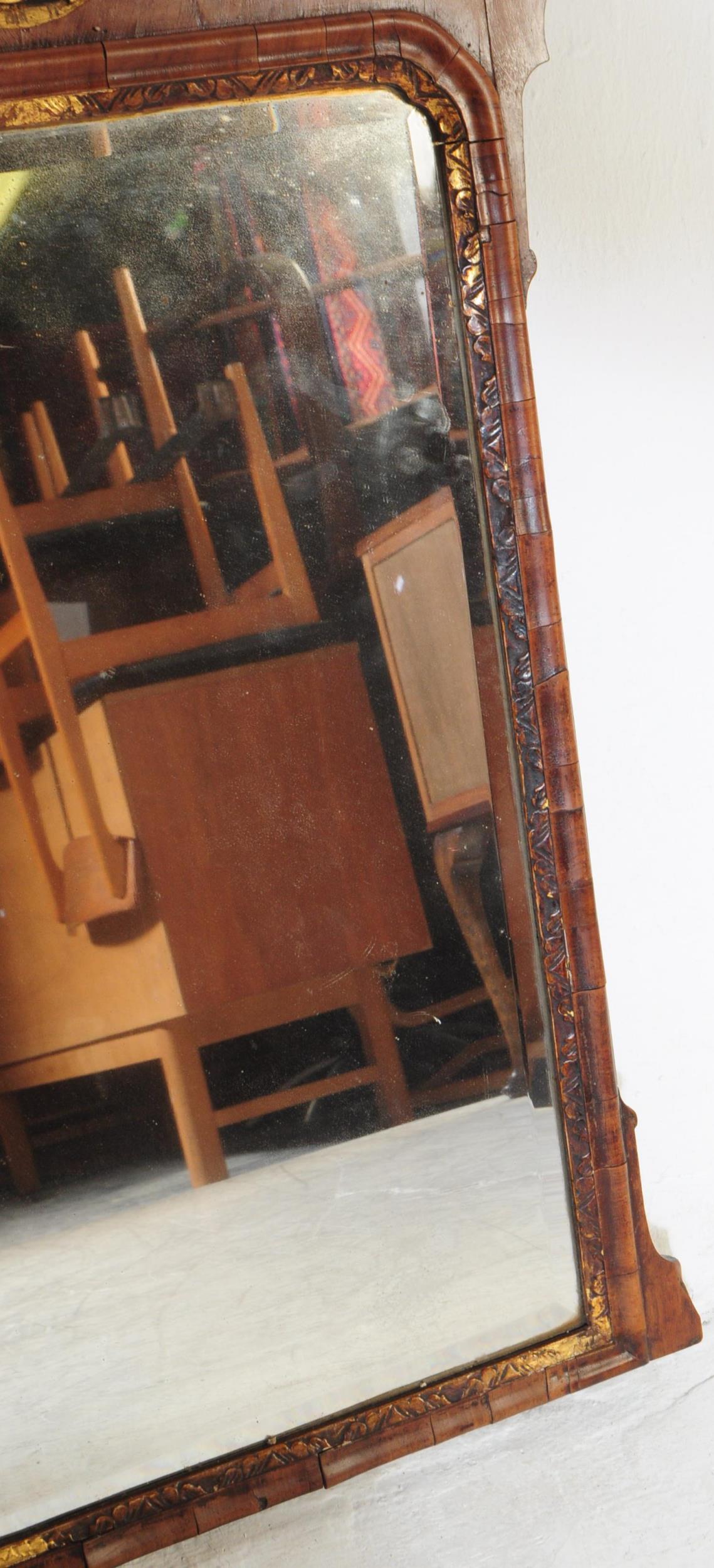 19TH CENTURY GEORGE III MAHOGANY PIER MIRROR - Image 3 of 4