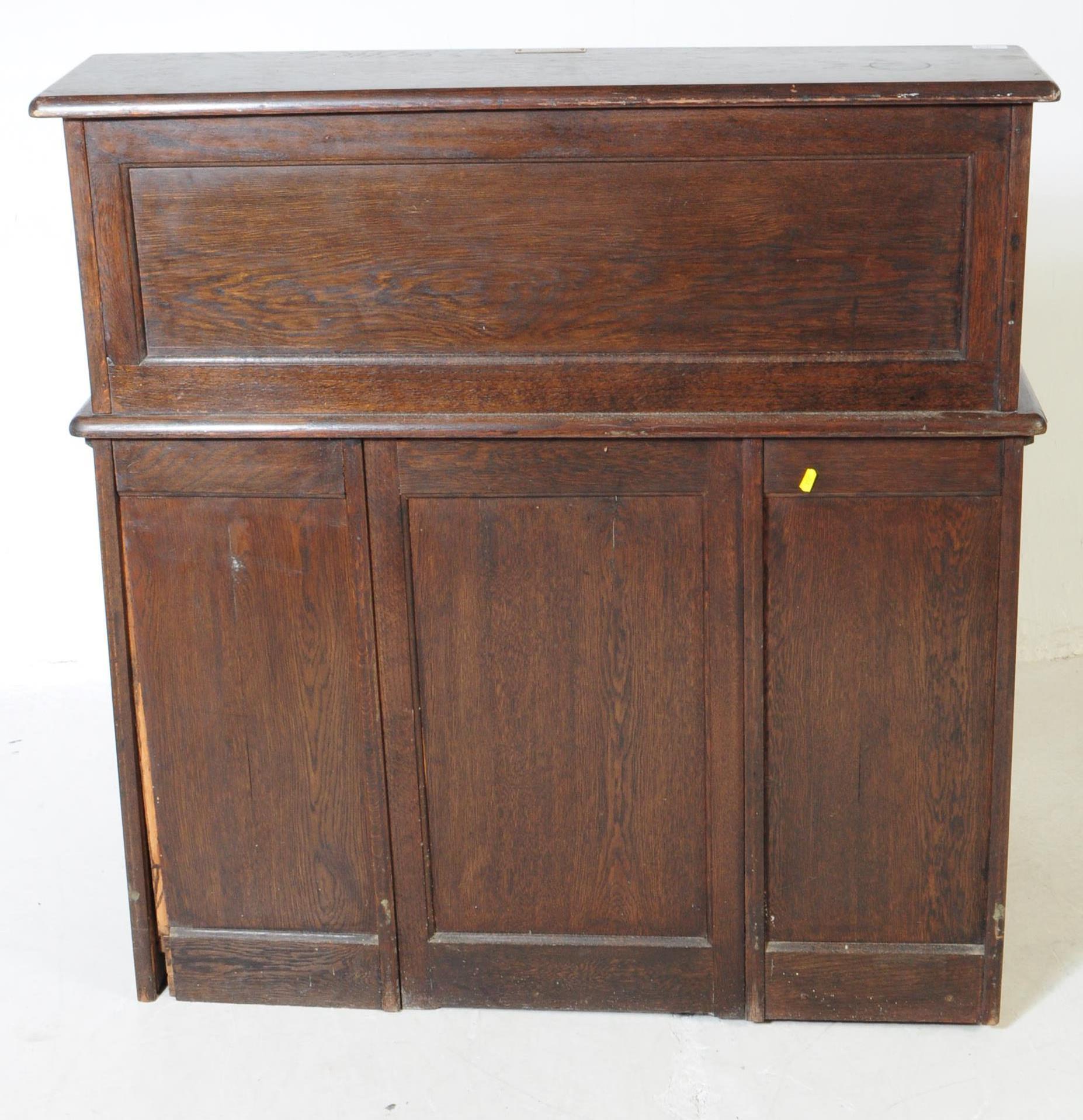 EARLY 20TH CENTURY ART DECO ROLL TOP WRITING DESK - Image 4 of 5