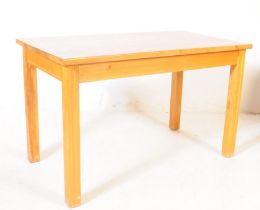 CONTEMPORARY PINE DINING TABLE