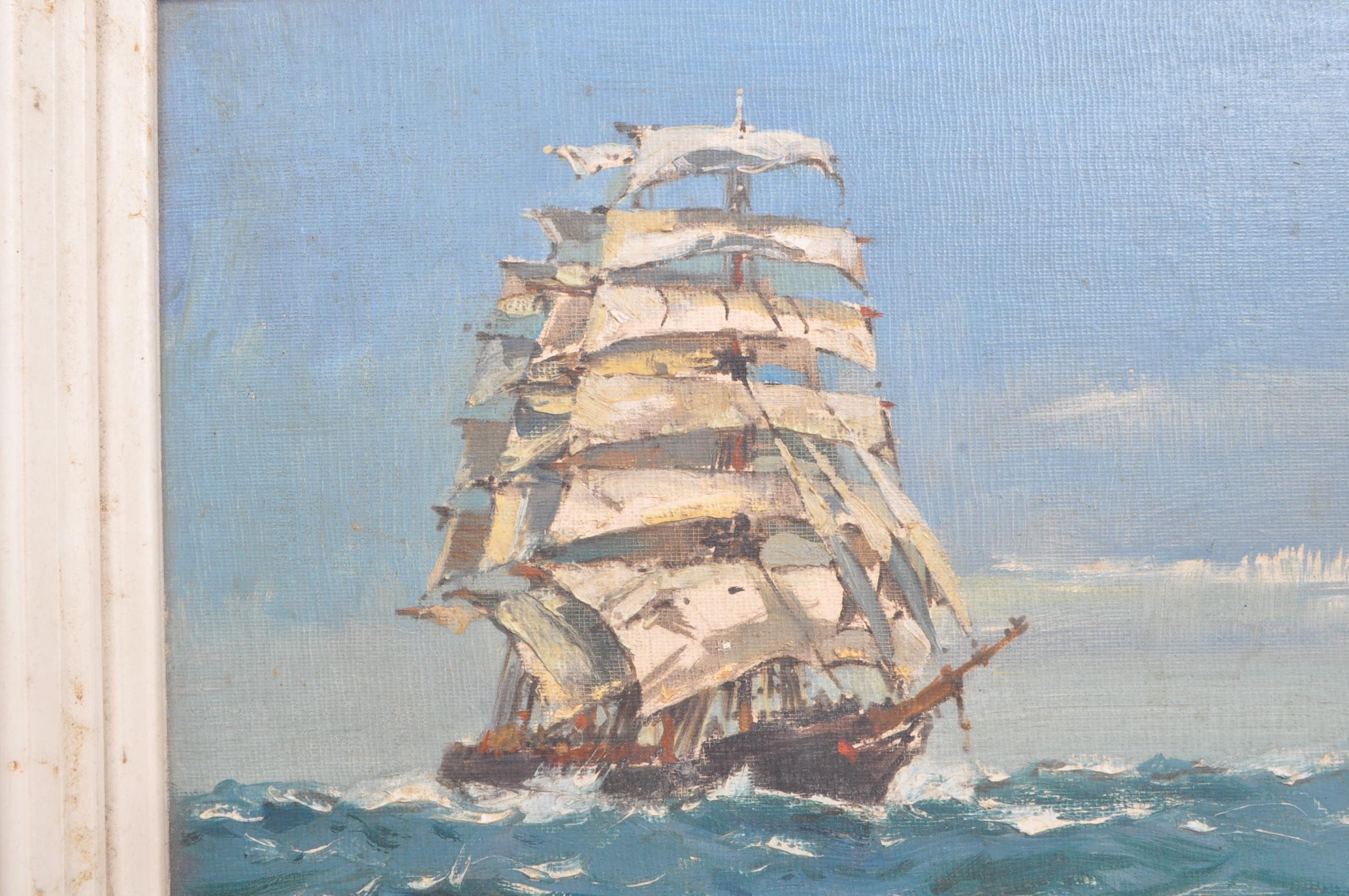 ERIC HAYSOM CRADDY - BRISTOL SAVAGES - OIL ON BOARD PAINTING - Image 3 of 8